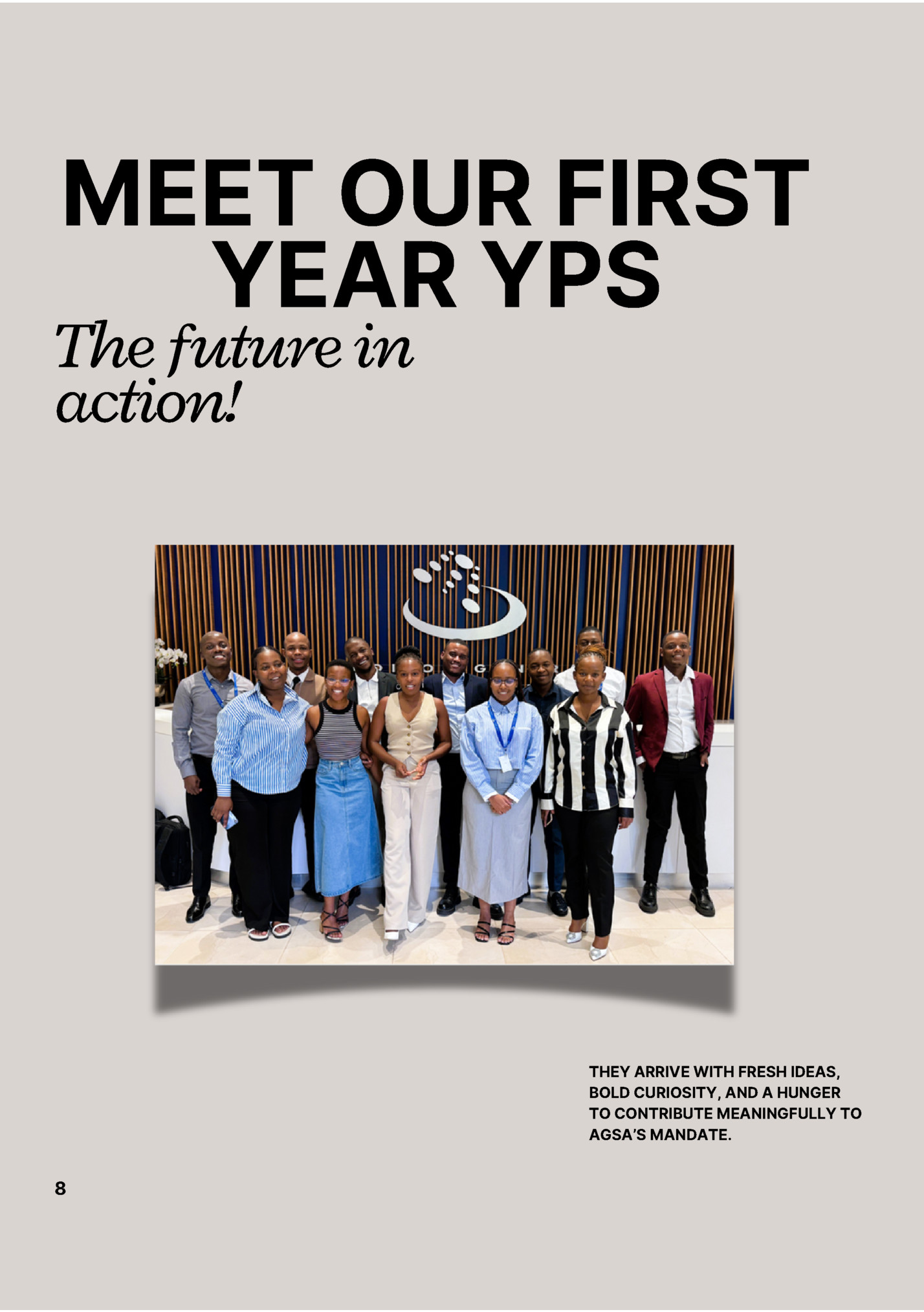 MEET OUR FIRST MEET OUR FIRST