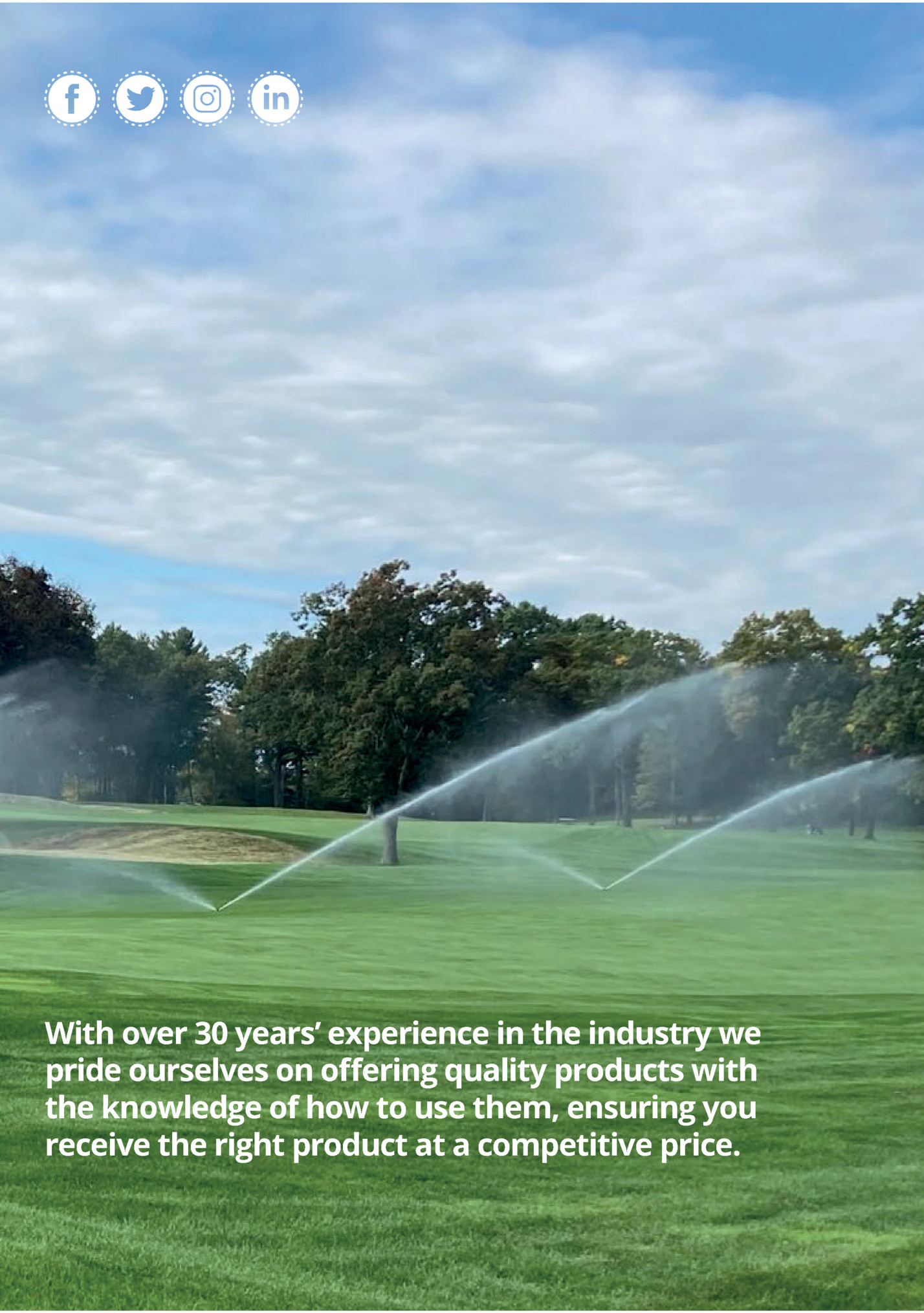 With over 30 years’ experience in the industry we