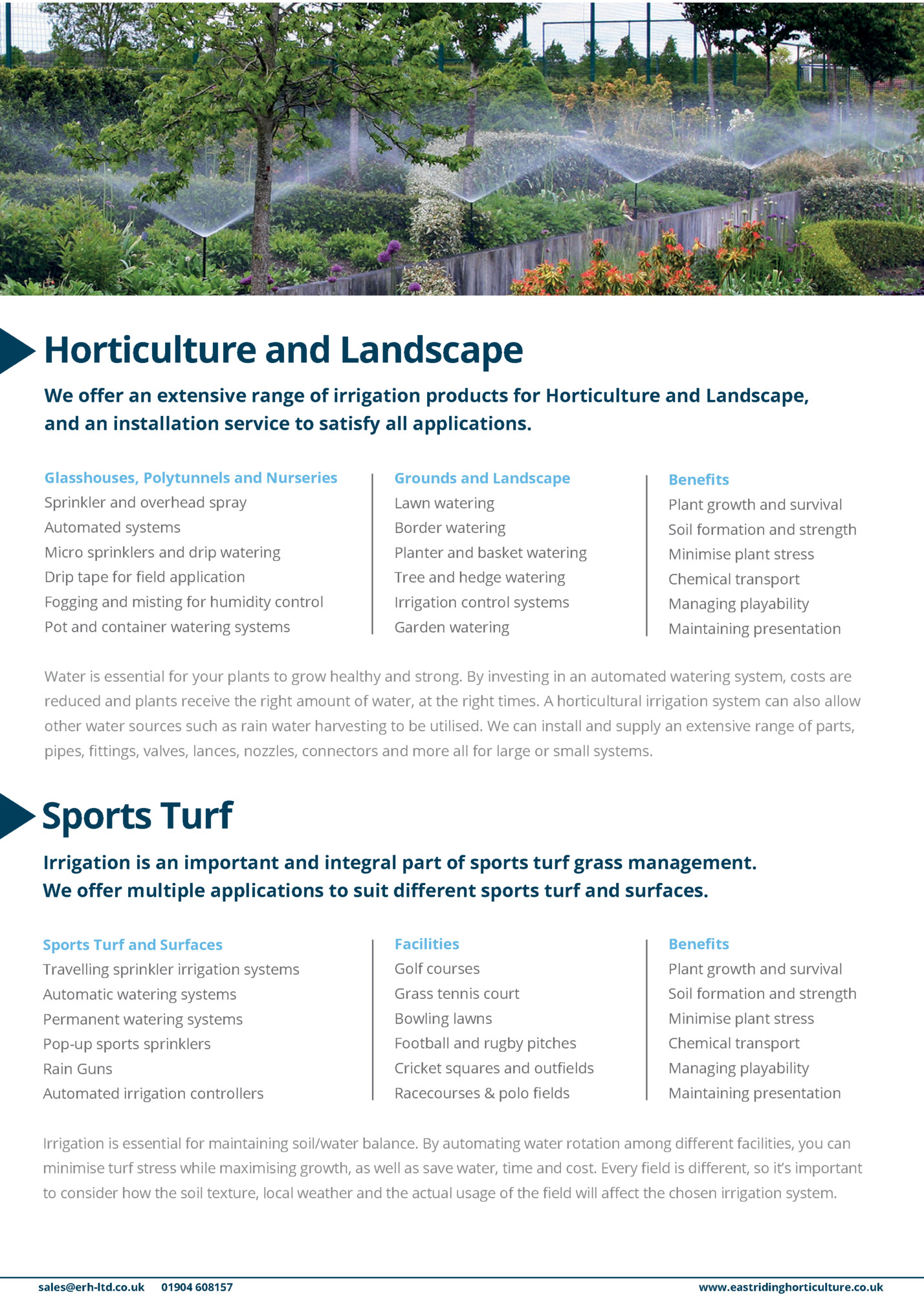 Horticulture and Landscape