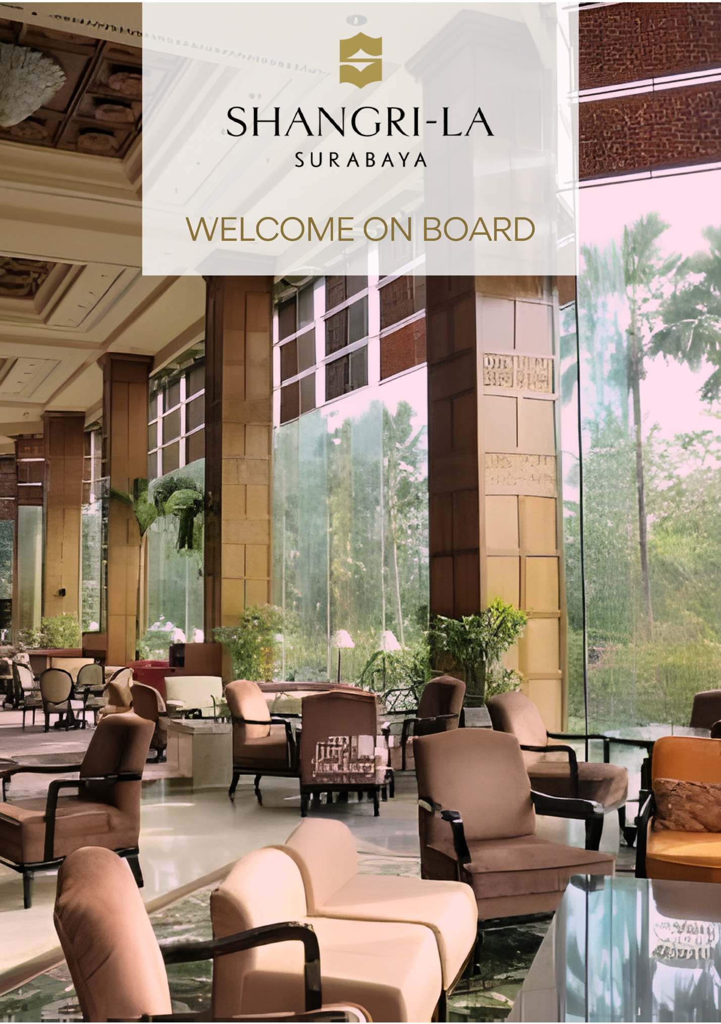 WELCOME ON BOARD