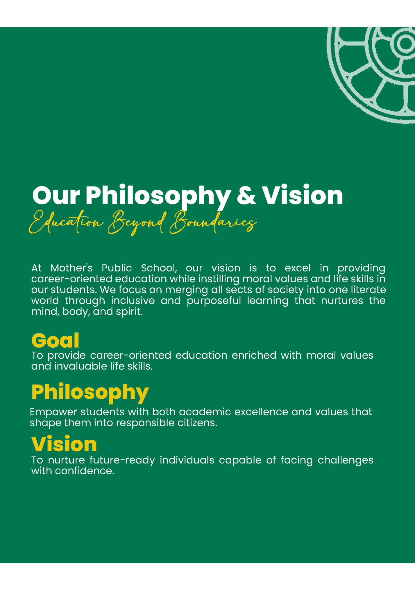 Our Philosophy & Vision