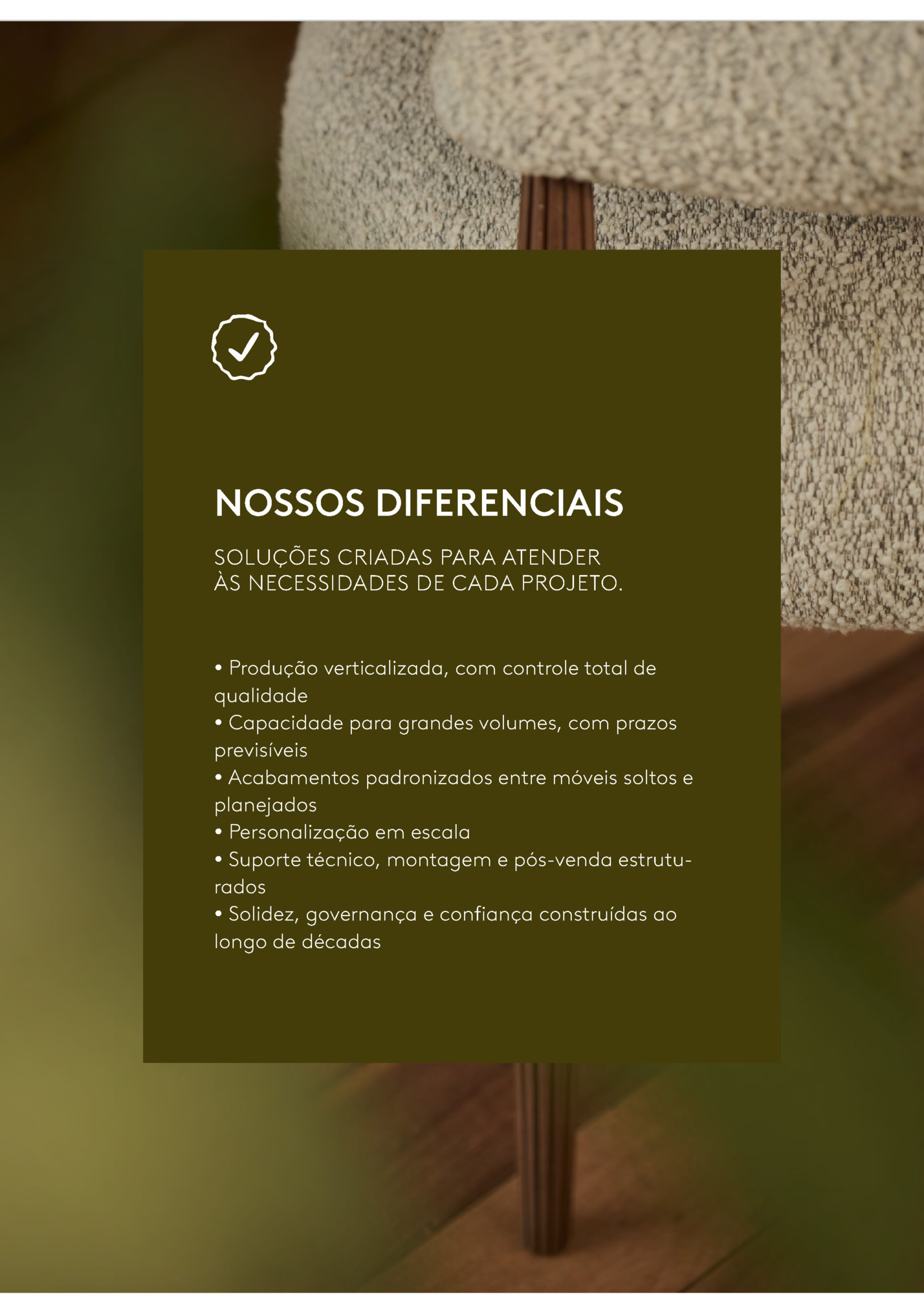 NOSSOS DIFERENCIAIS