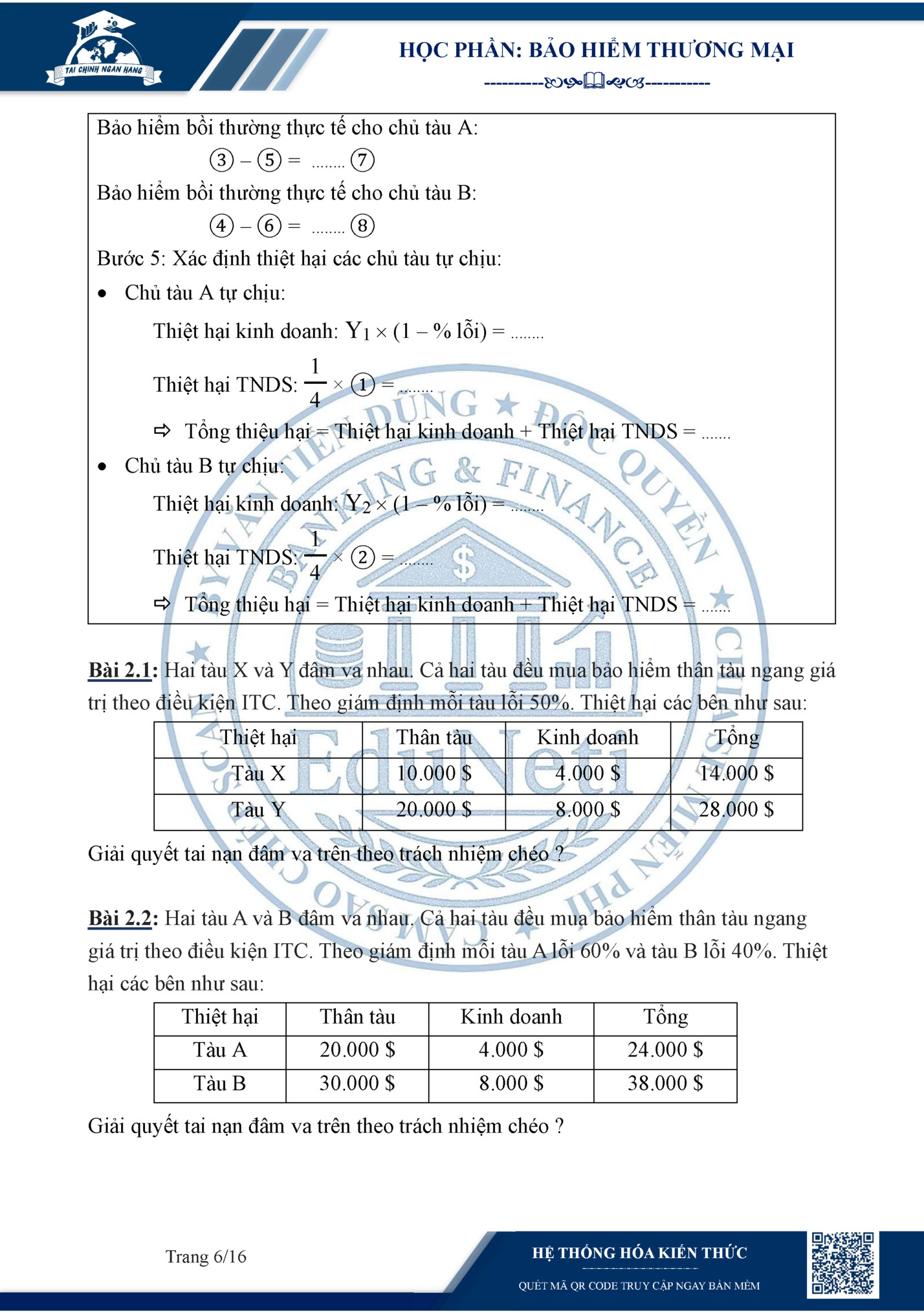 HỌC PHẦN: BẢO HIỂM THƯƠNG MẠI HỌC PHẦN: BẢO HIỂM THƯƠNG MẠI