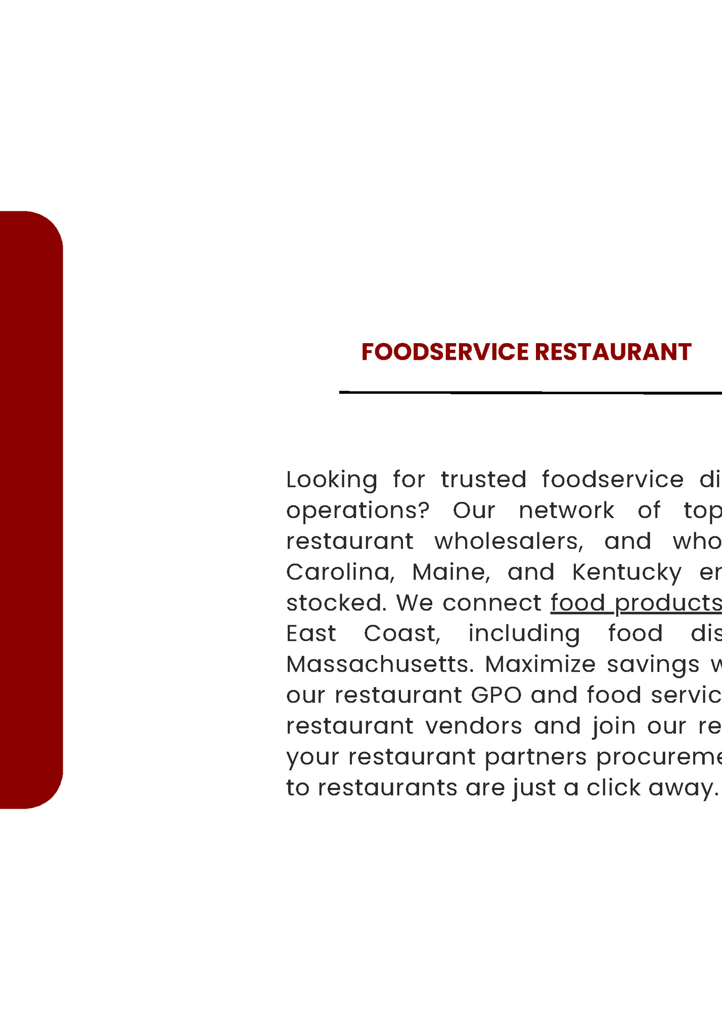 FOODSERVICE RESTAURANT FOODSERVICE RESTAURANT