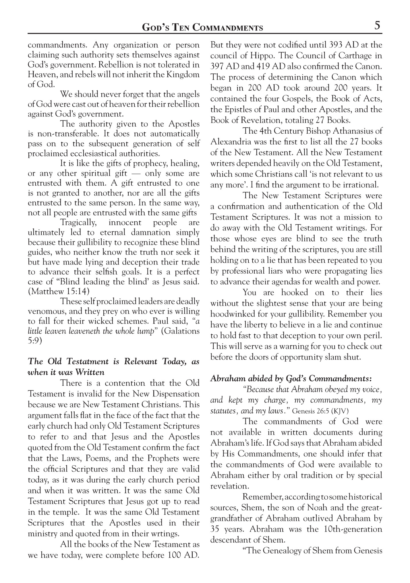 God’s Ten Commandments God’s Ten Commandments