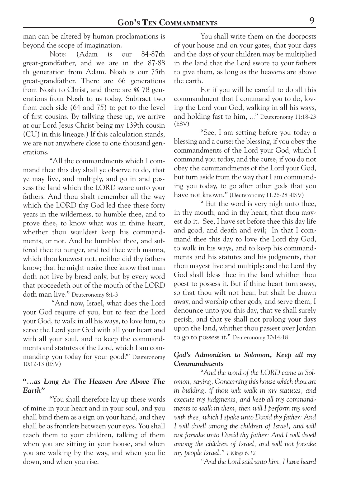 God’s Ten Commandments God’s Ten Commandments