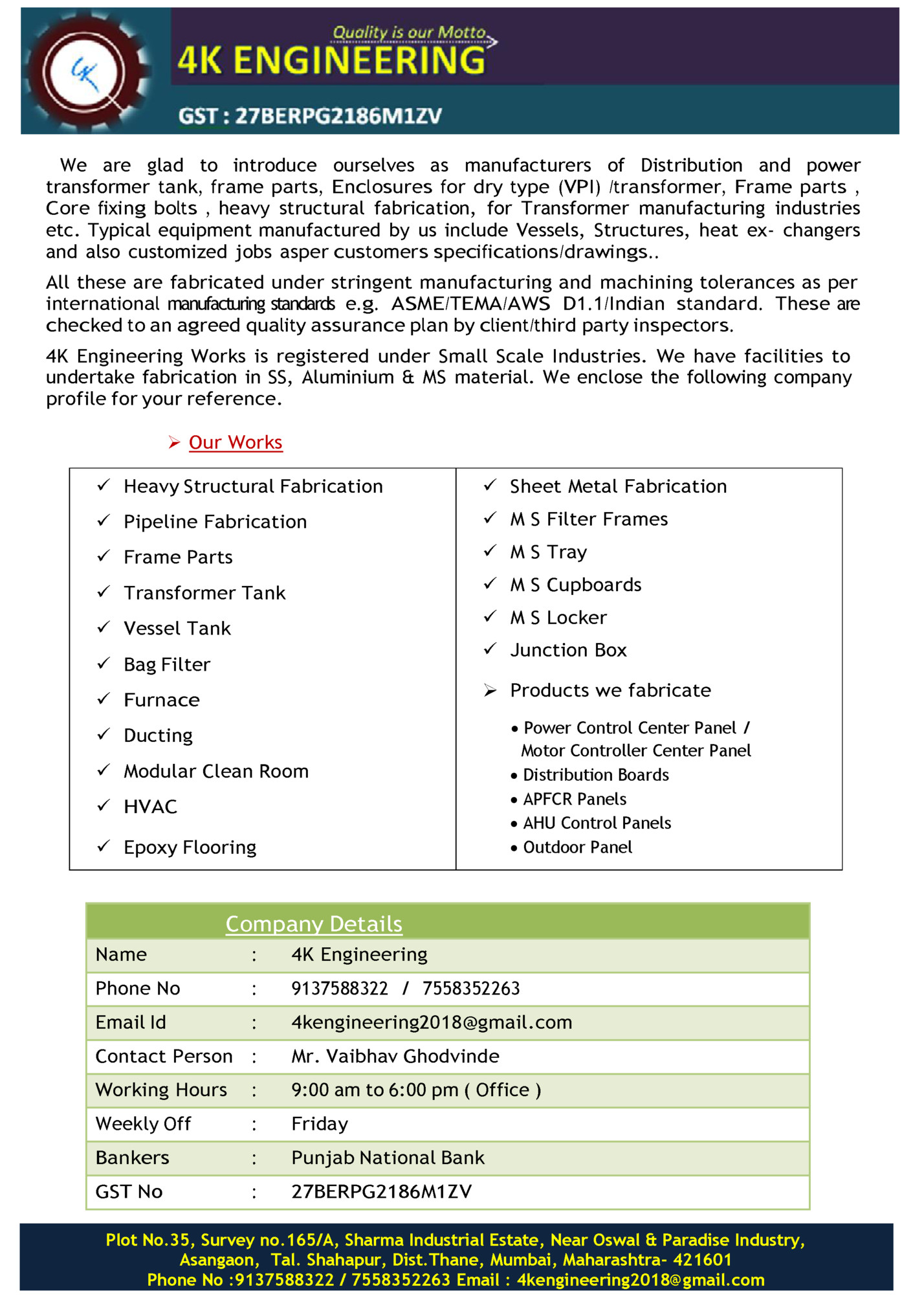 We are glad to introduce ourselves as manufacturers of Distribution and power We are glad to introduce ourselves as manufacturers of Distribution and power