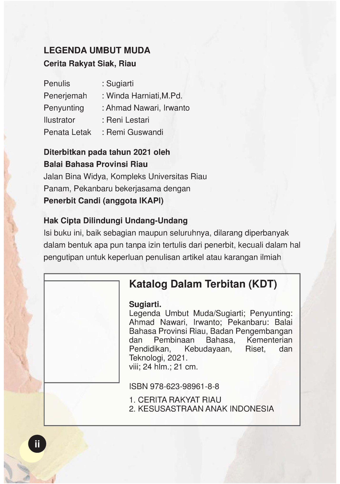 LEGENDA UMBUT MUDA