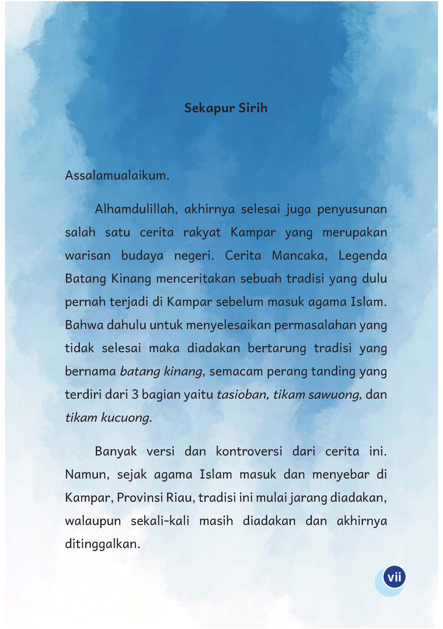 Sekapur Sirih