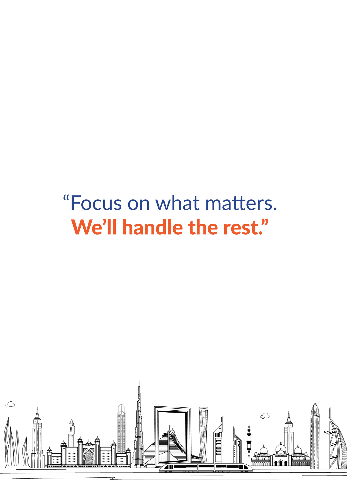 “Focus on what matters.