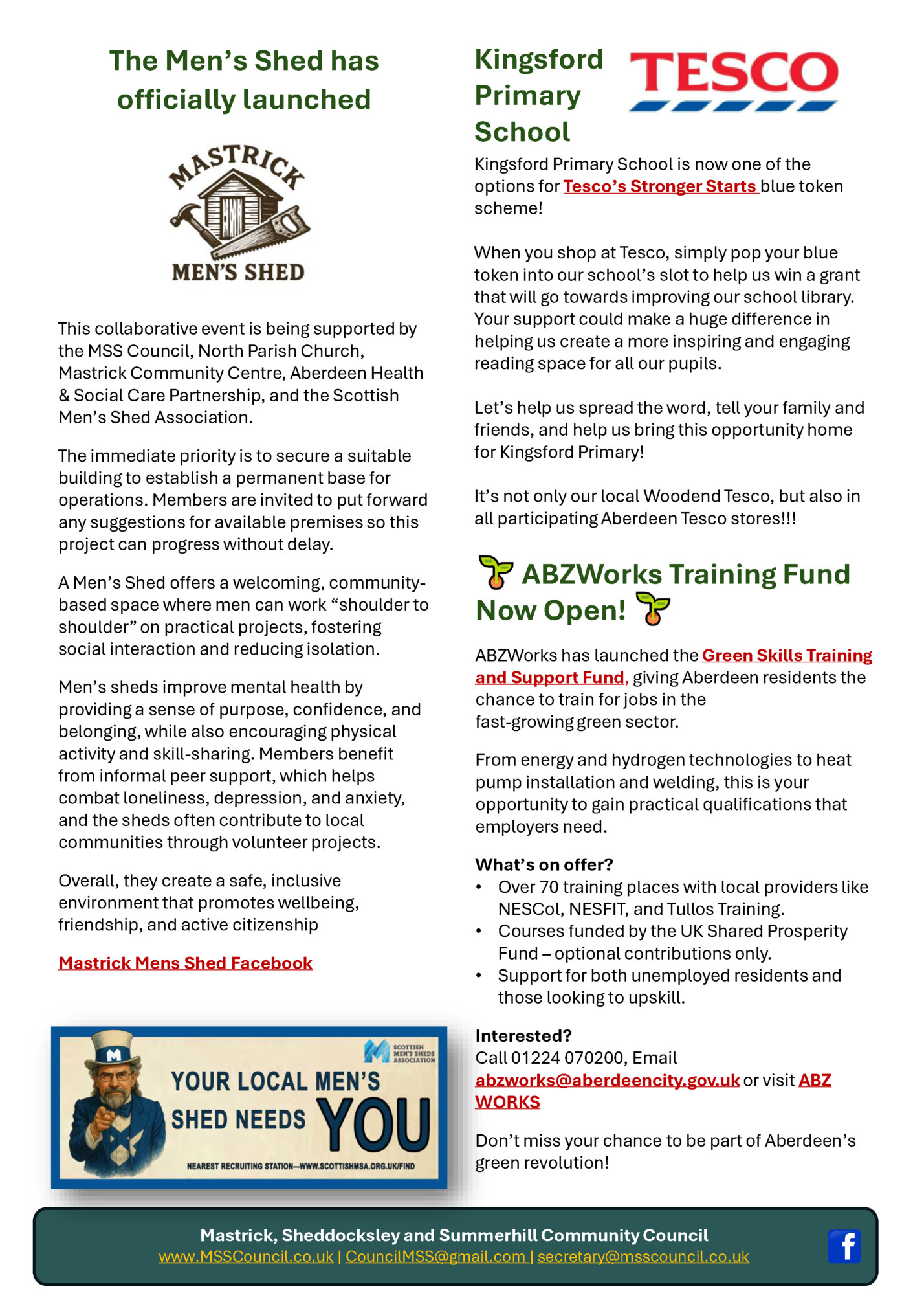 The Men’s Shed has The Men’s Shed has