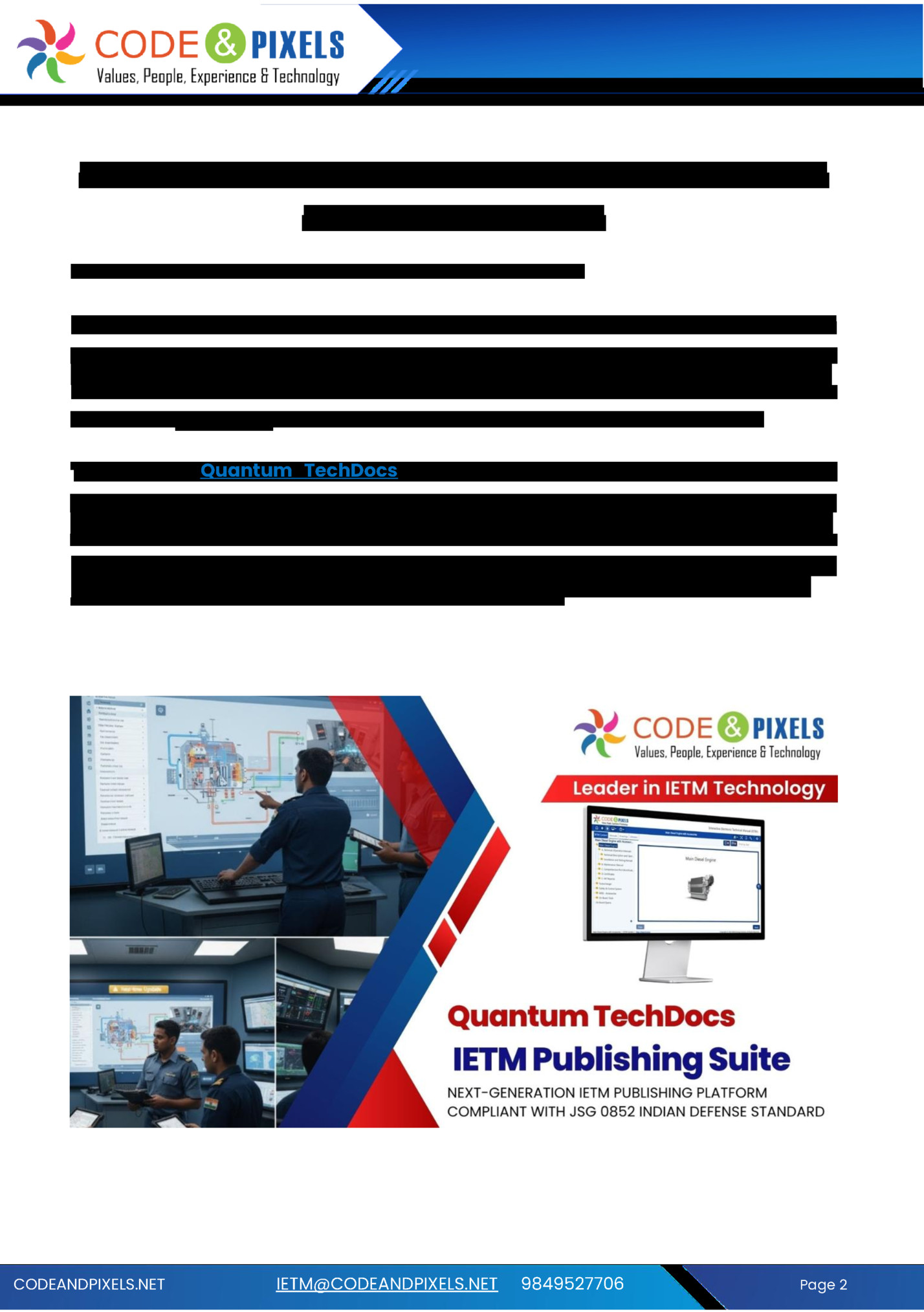 Quantum TechDocs – Redefining IETM Publishing for Indian