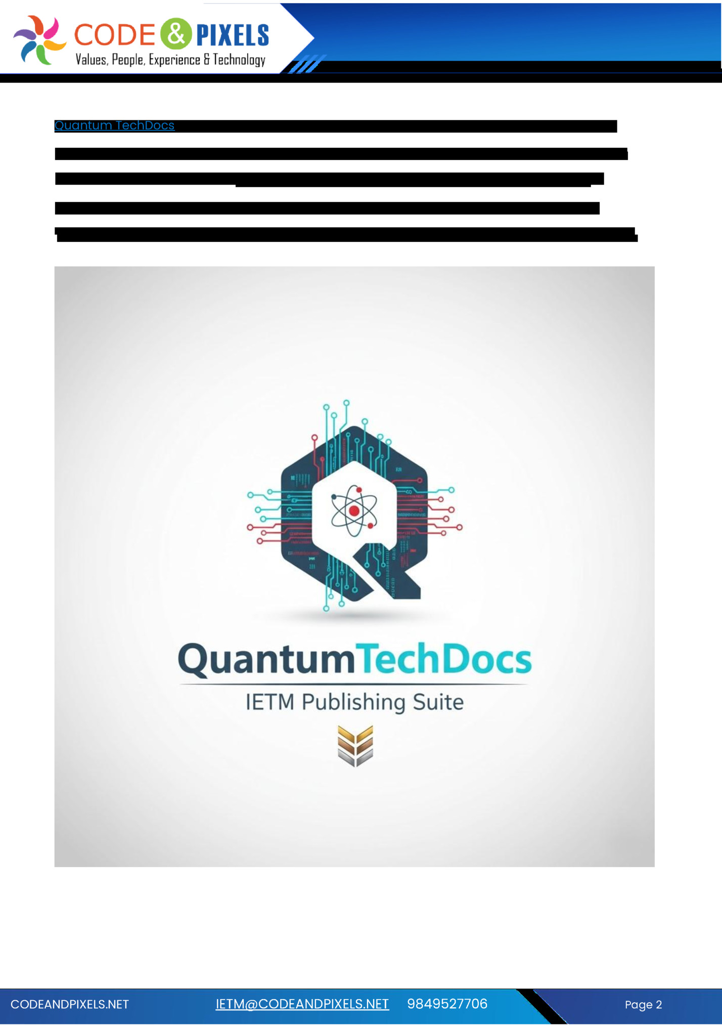 Quantum TechDocs is a robust, end-to-end IETM publishing ecosystem designed for Defence