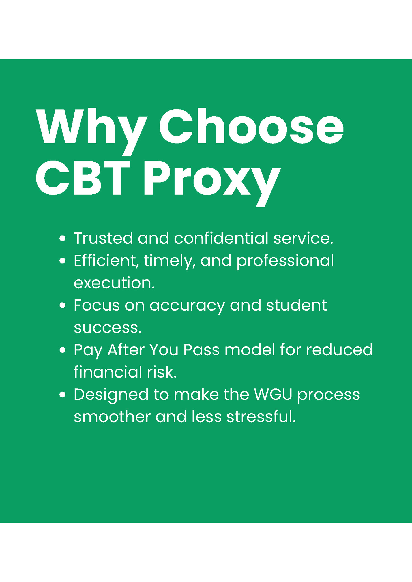 Why Choose Why Choose