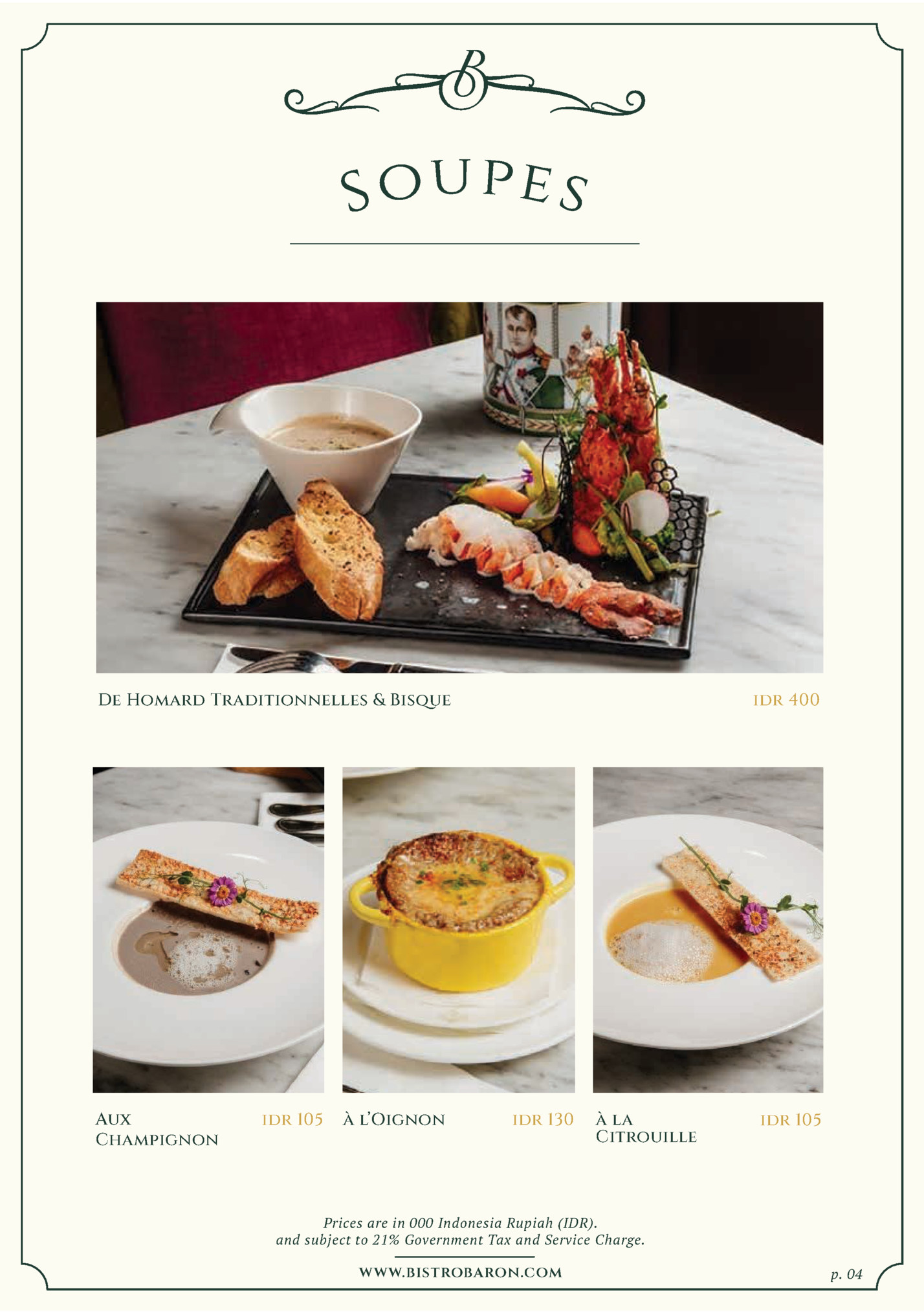 De Homard Traditionnelles & Bisque