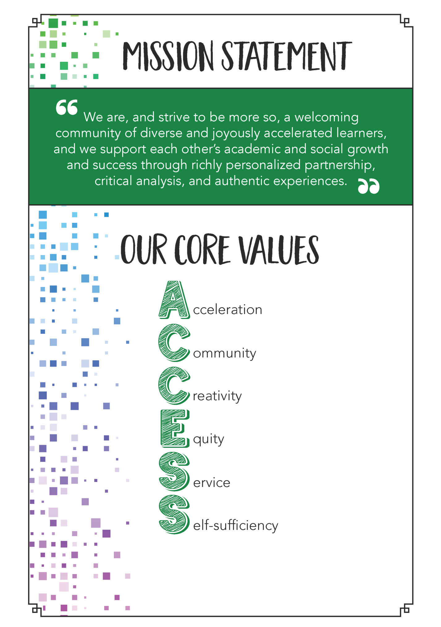 MISSIon STATEMENT
