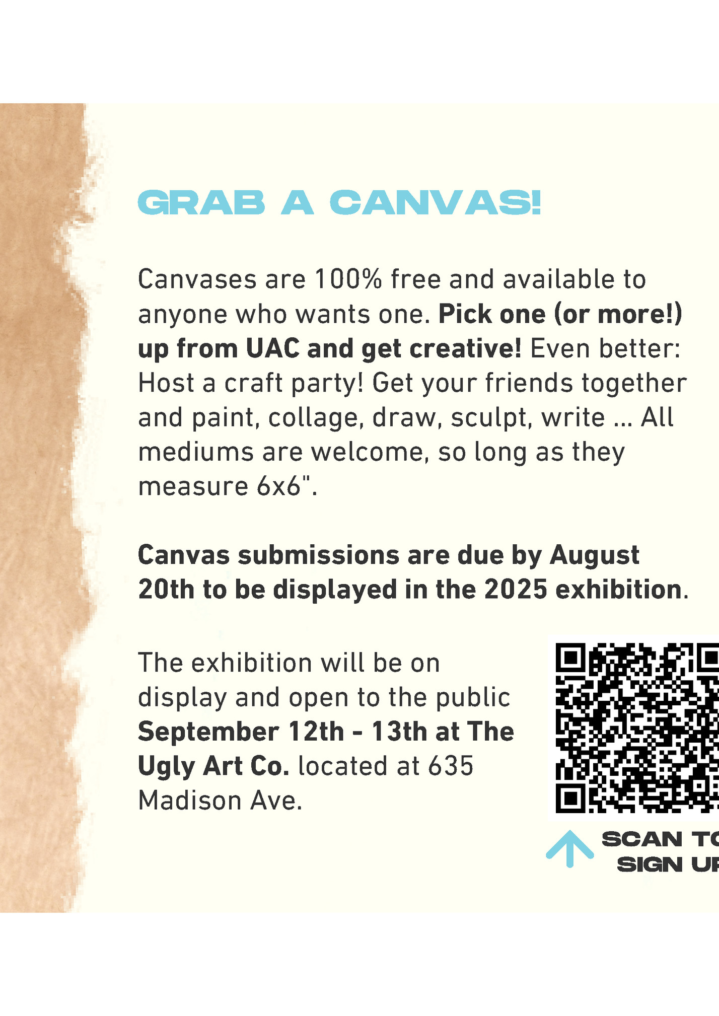 GRAB A CANVAS!