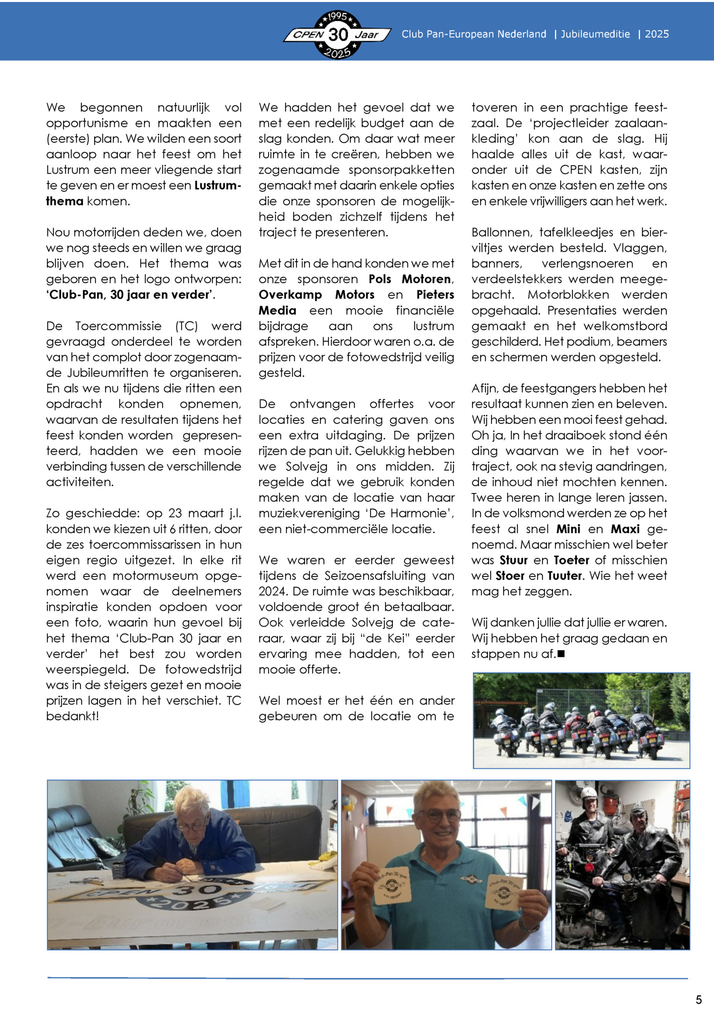 Club Pan-European Nederland | Jubileumeditie | 2025