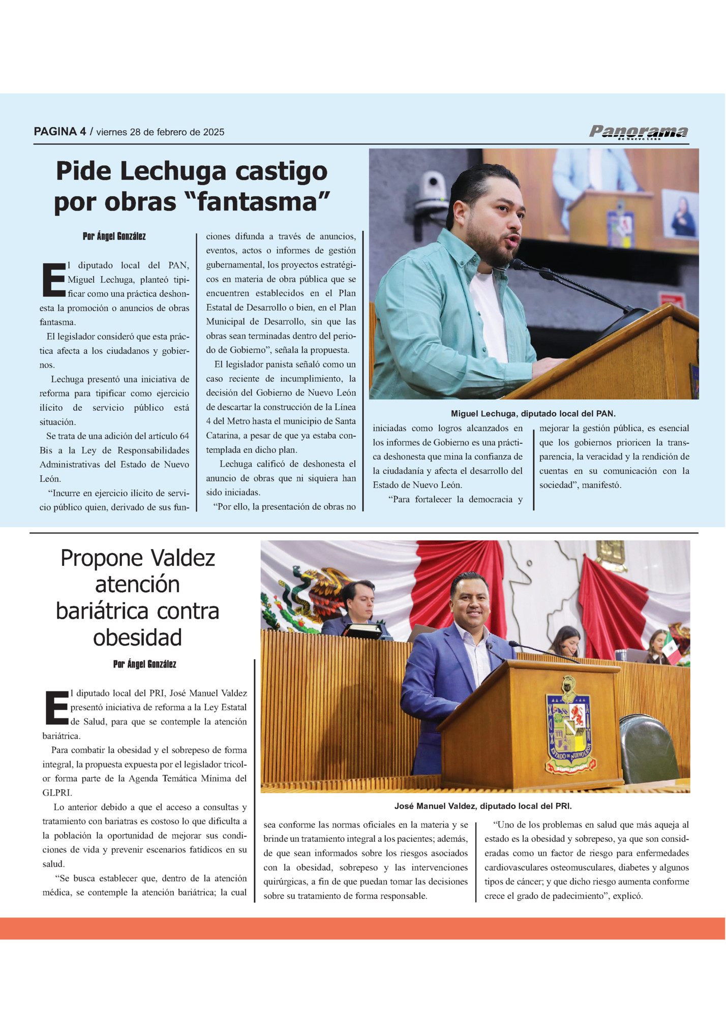 PAGINA 4 / viernes 28 de febrero de 2025