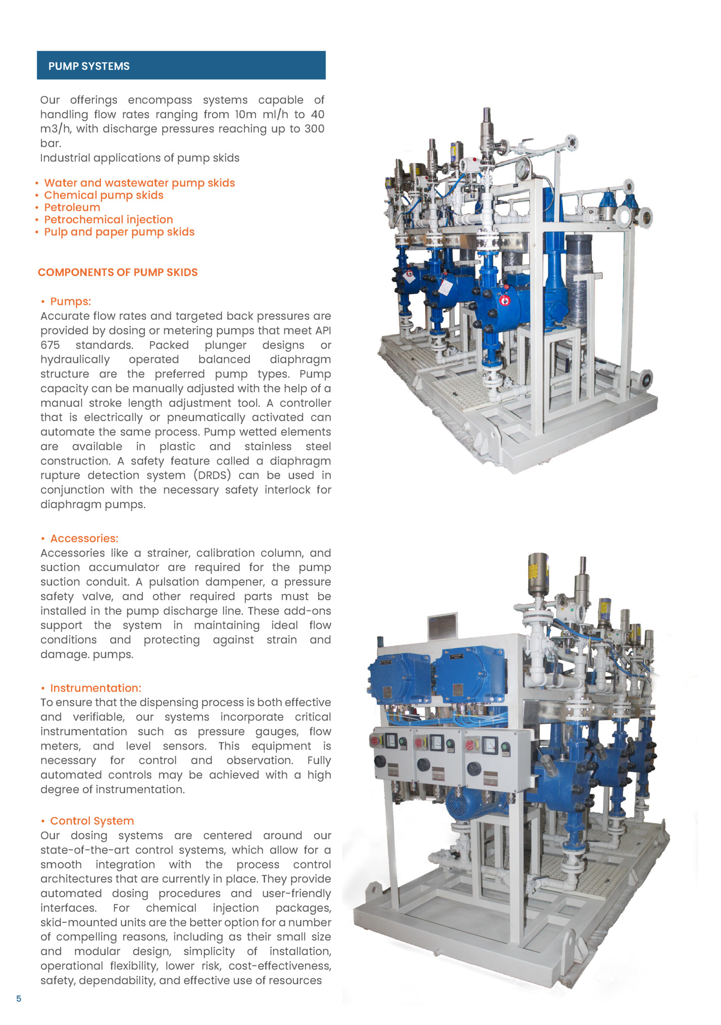 PUMP SYSTEMS PUMP SYSTEMS