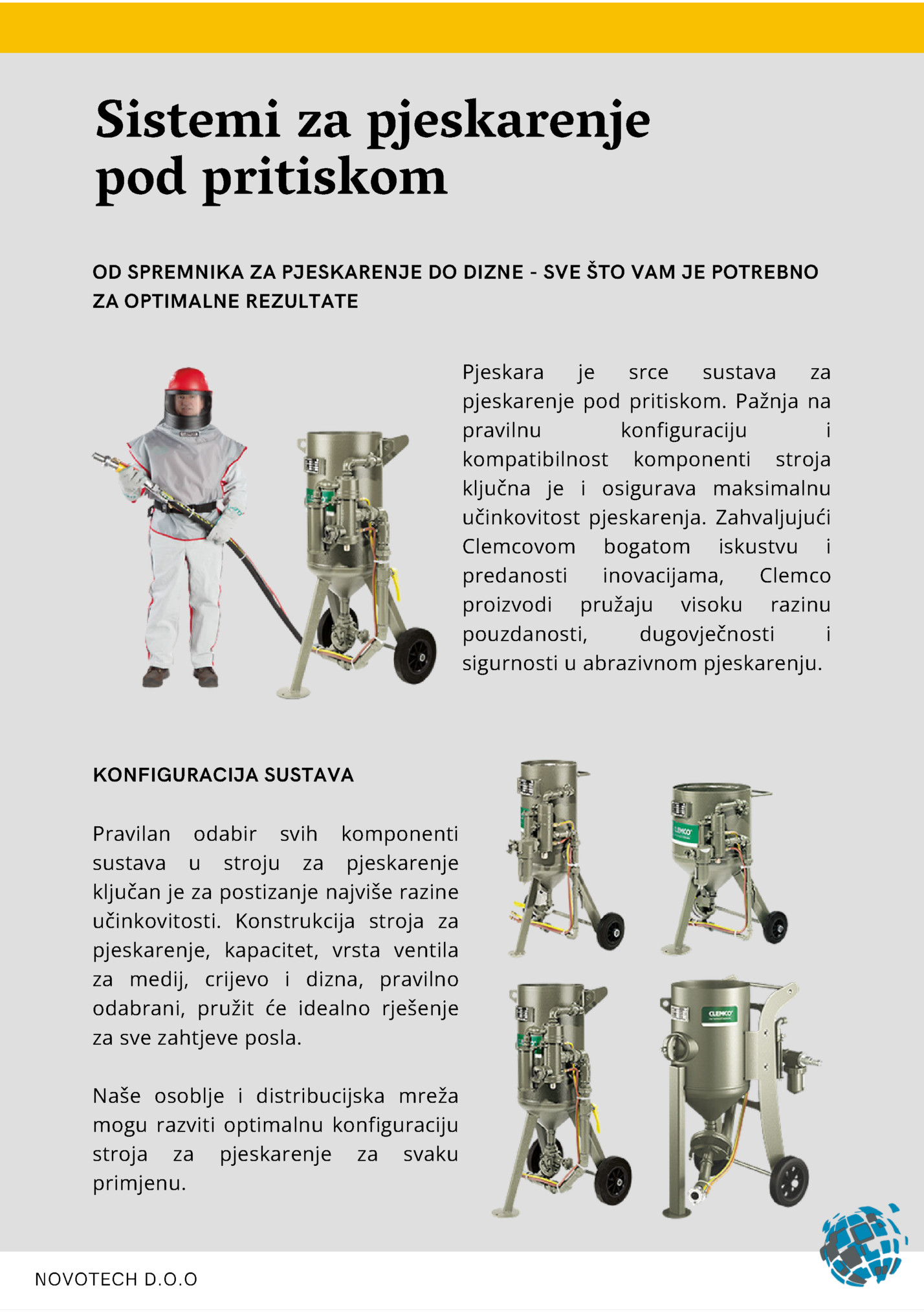 Sistemi za pjeskarenje Sistemi za pjeskarenje