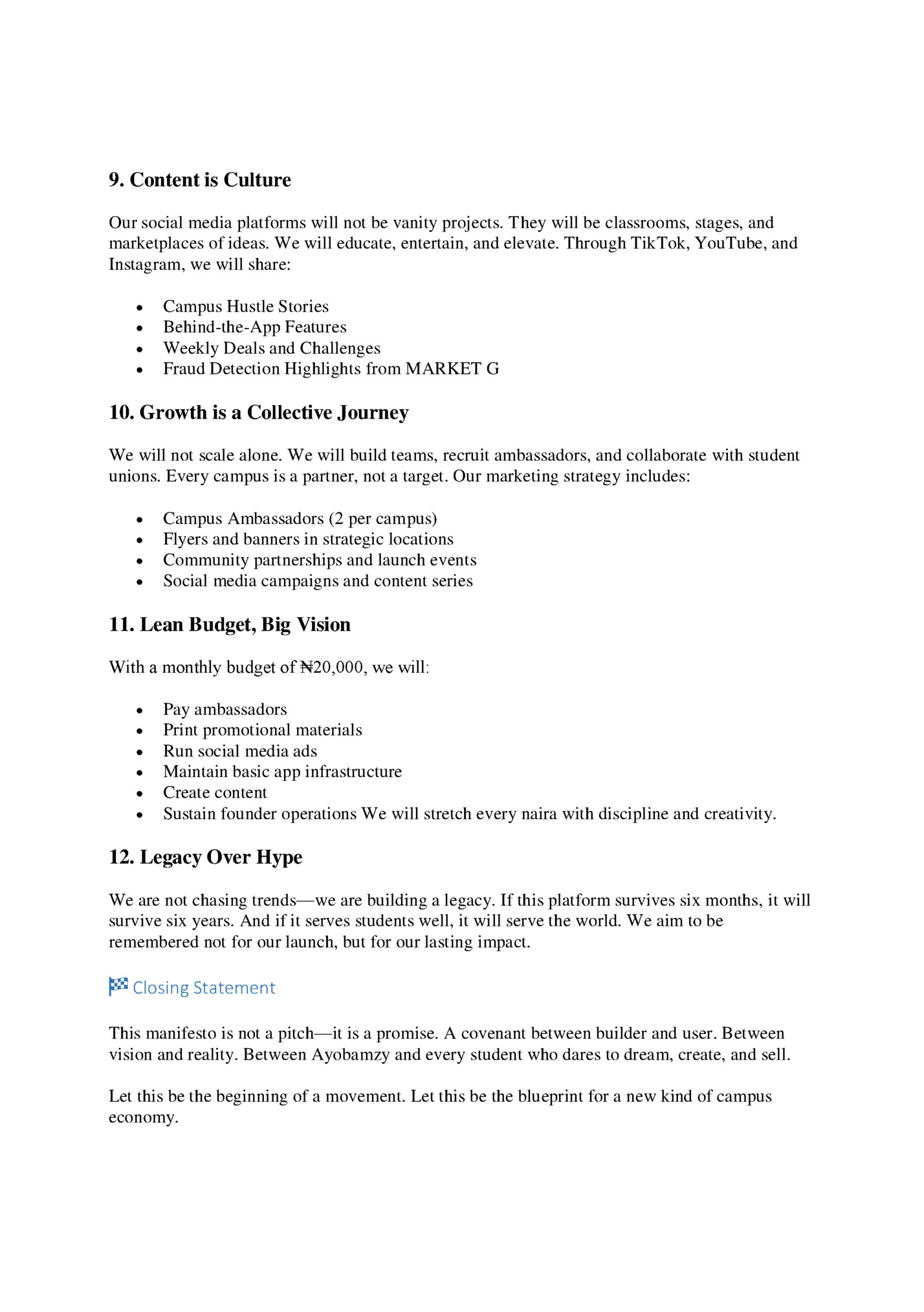 9. Content is Culture 9. Content is Culture