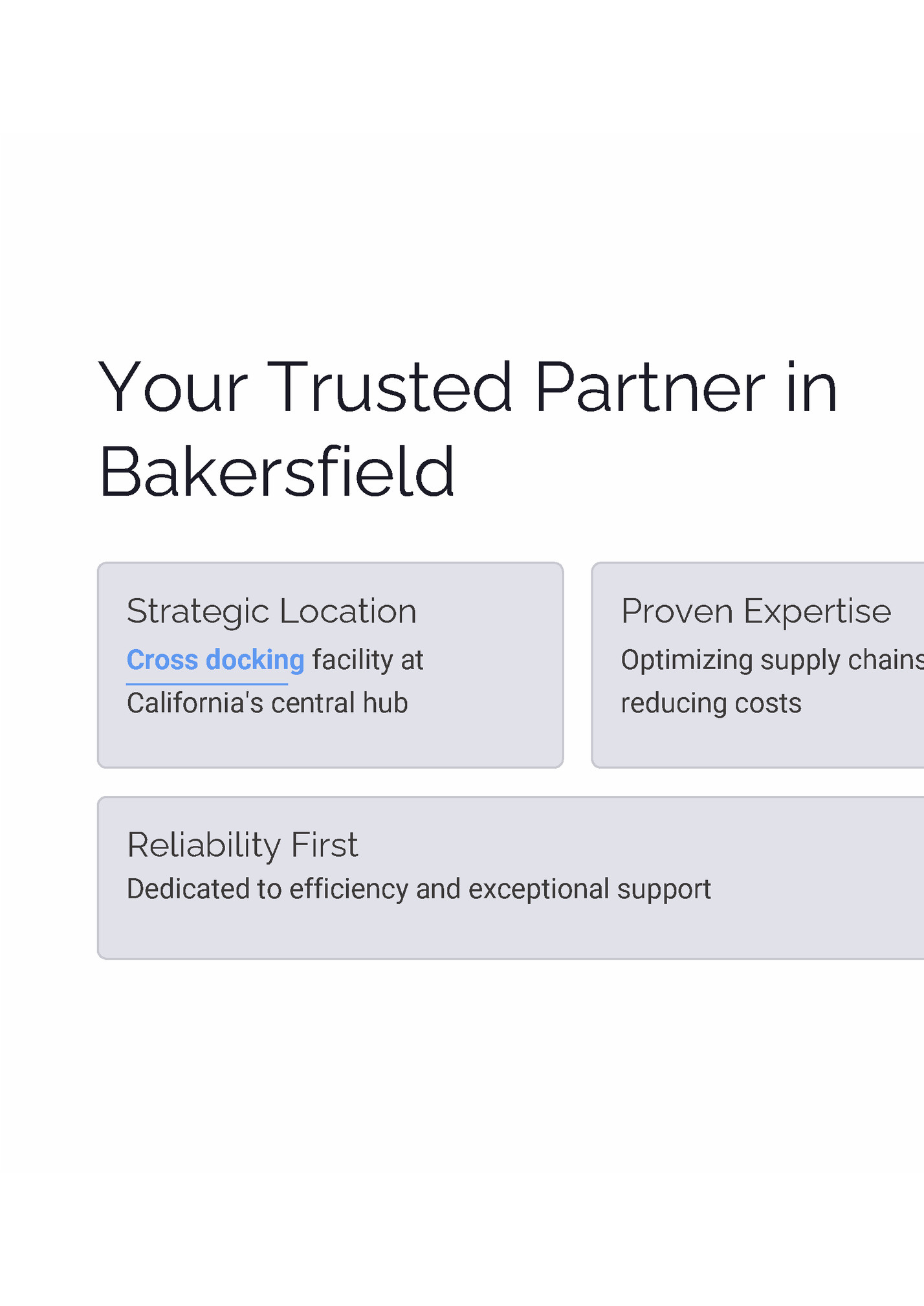Your Trusted Partner in