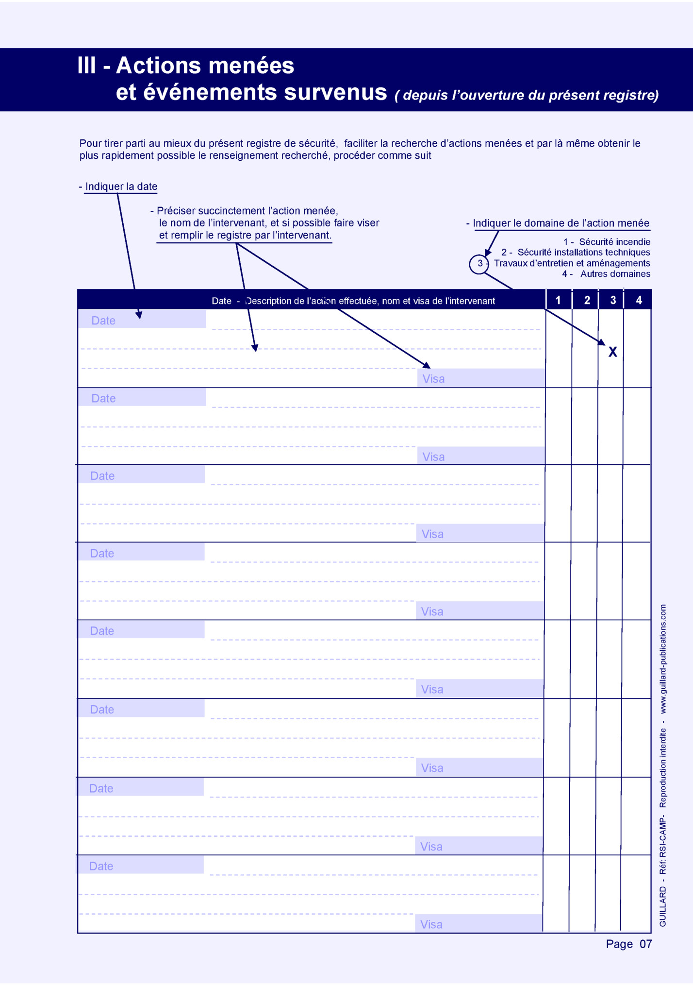 Tirer parti au mieux du registre de sécurité Tirer parti au mieux du registre de sécurité