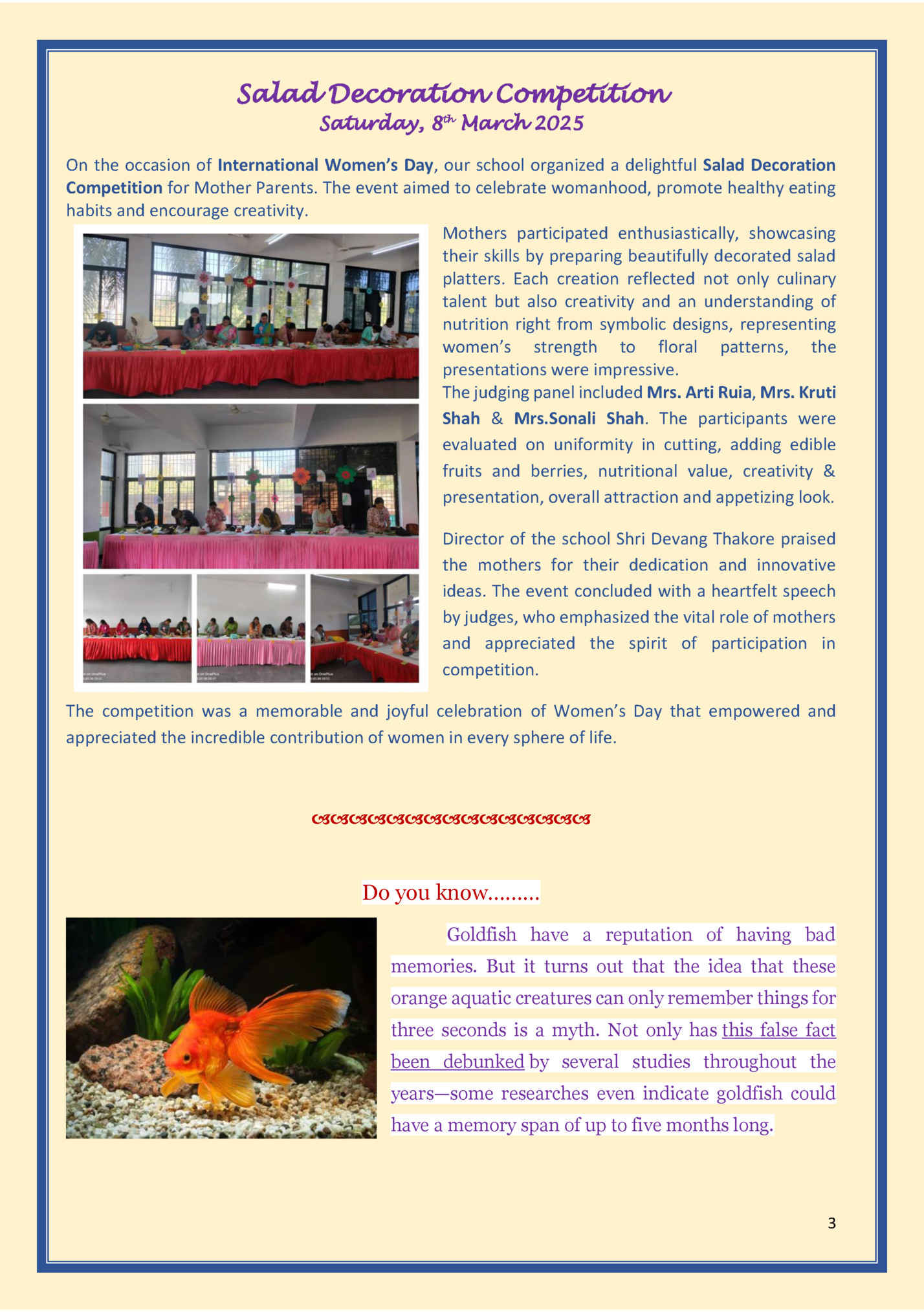 Salad Decoration Competition