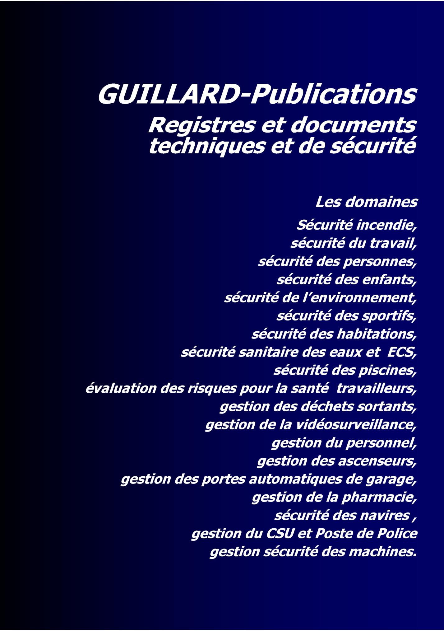 GUILLARD-Publications