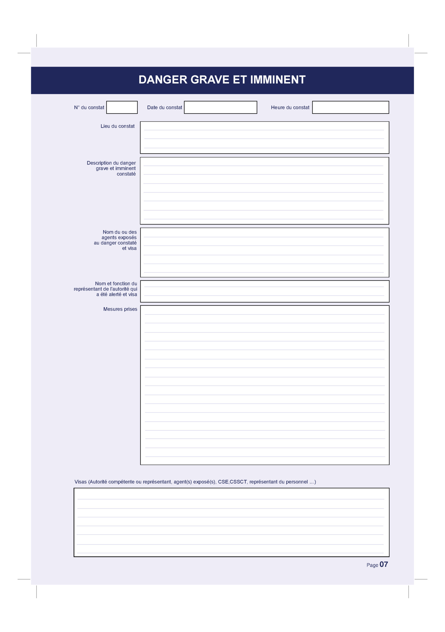 DANGER GRAVE ET IMMINENT