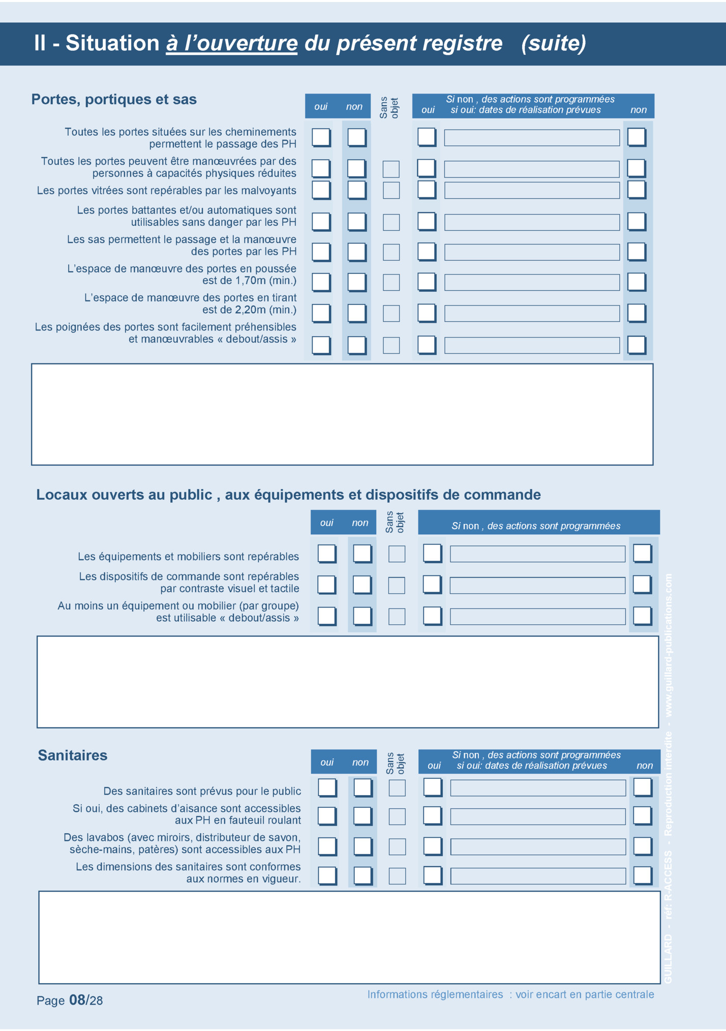 Portes, portiques et sas