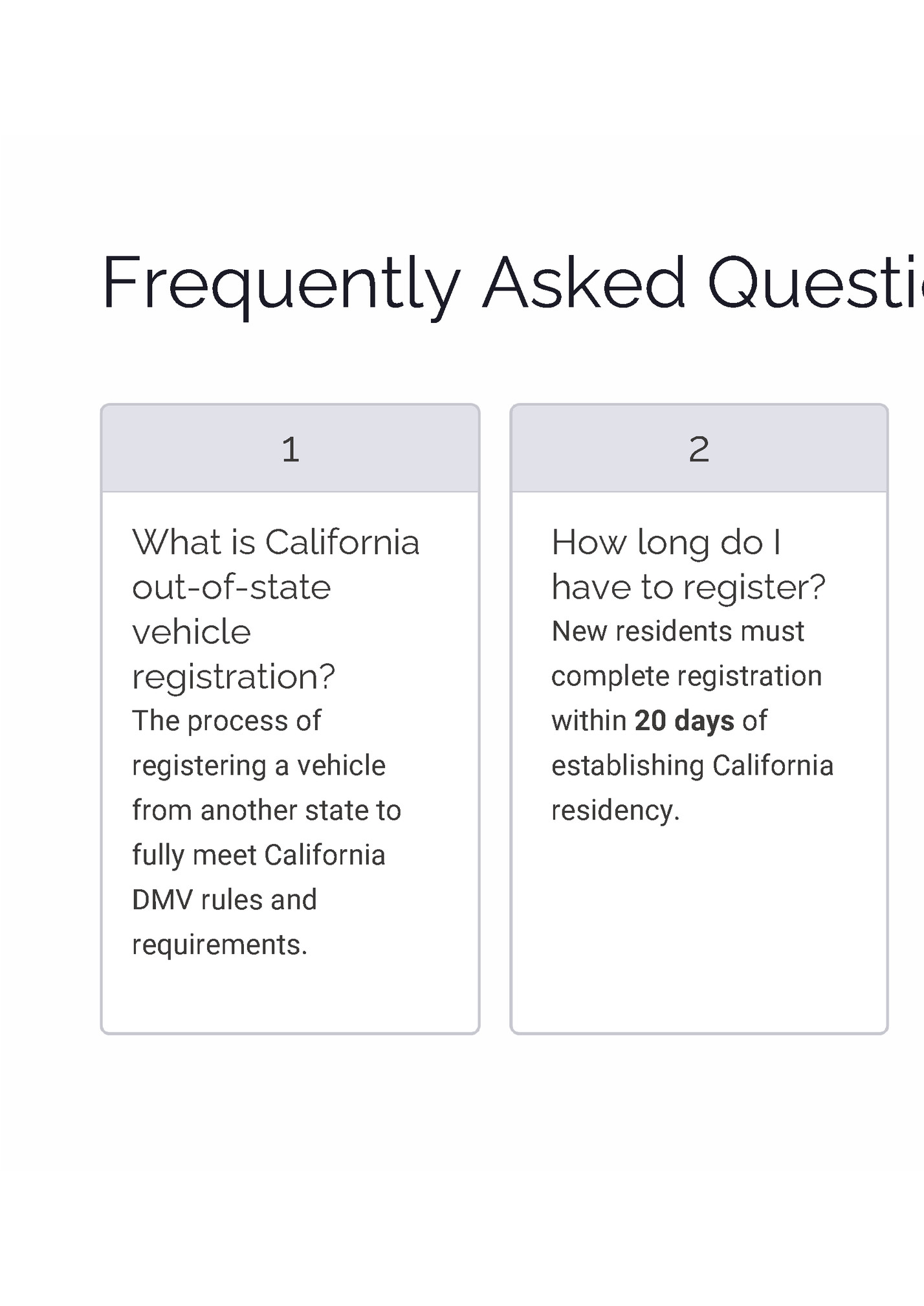 Frequently Asked Questions