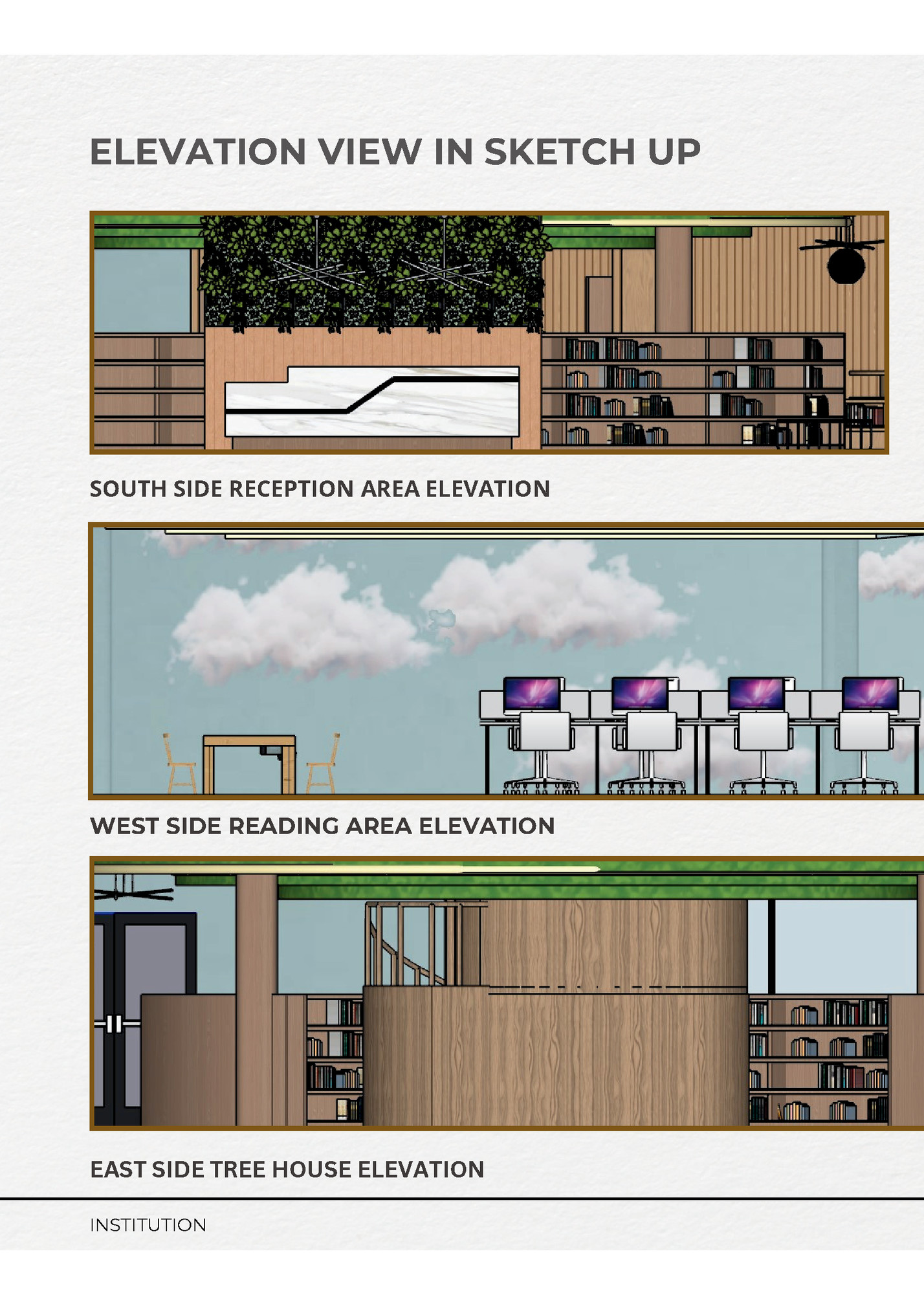 ELEVATION VIEW IN SKETCH UP