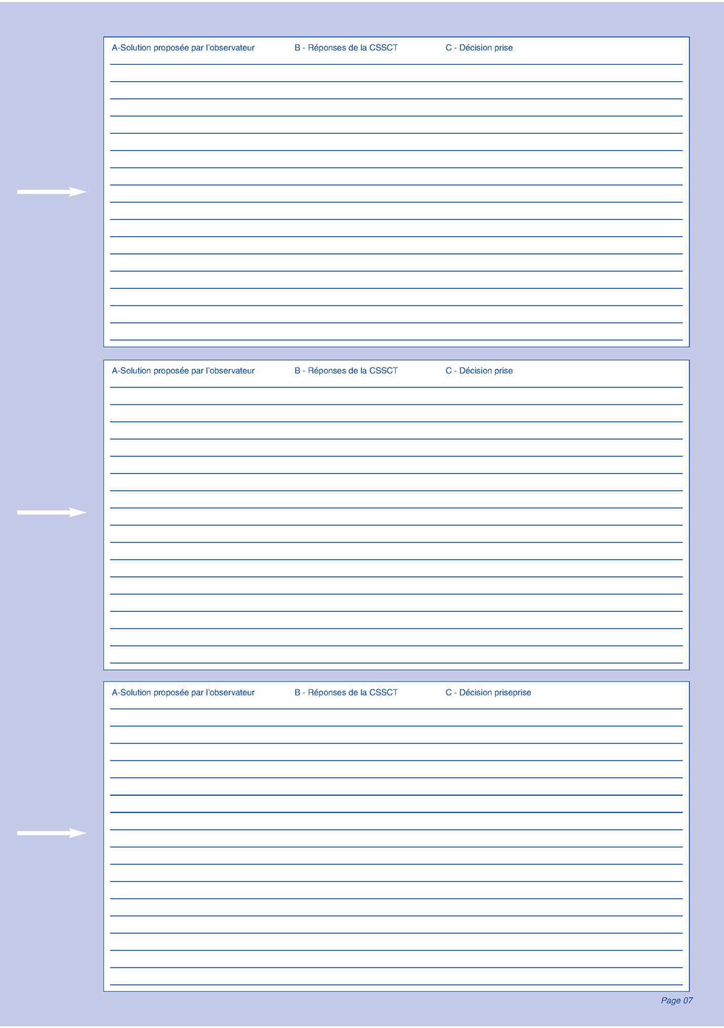 A-Solution proposée par l’observateur