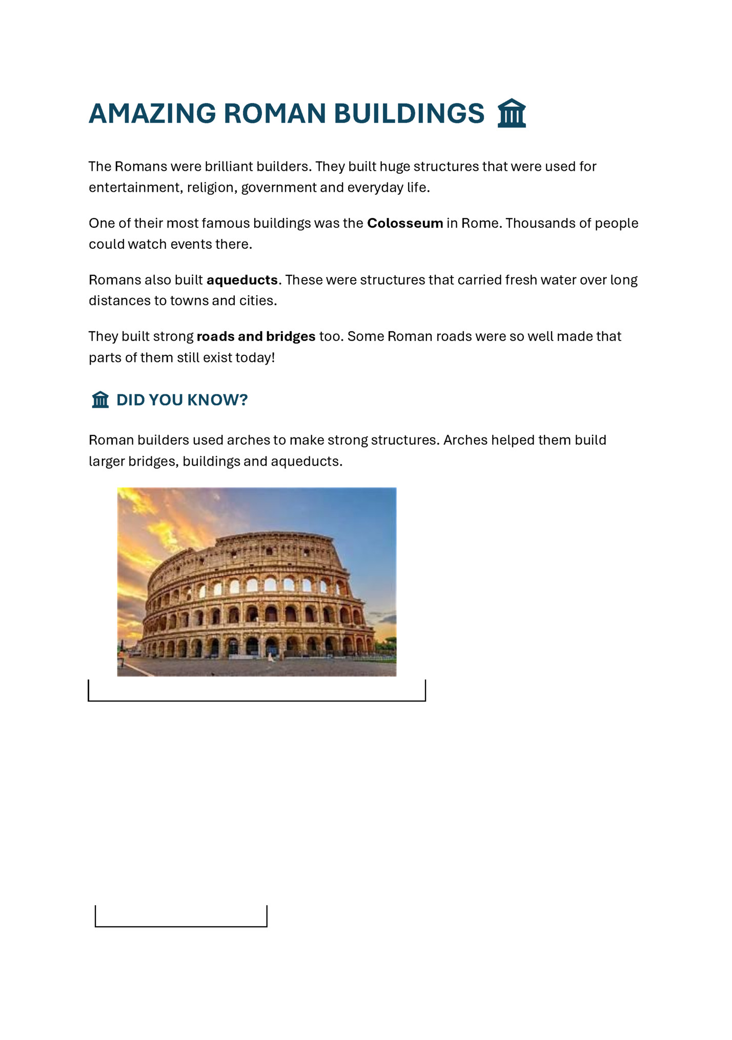AMAZING ROMAN BUILDINGS 🏛️