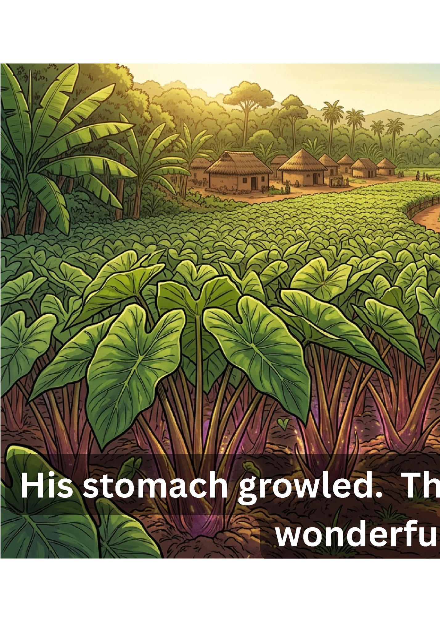 His stomach growled. Then he smelled something His stomach growled. Then he smelled something