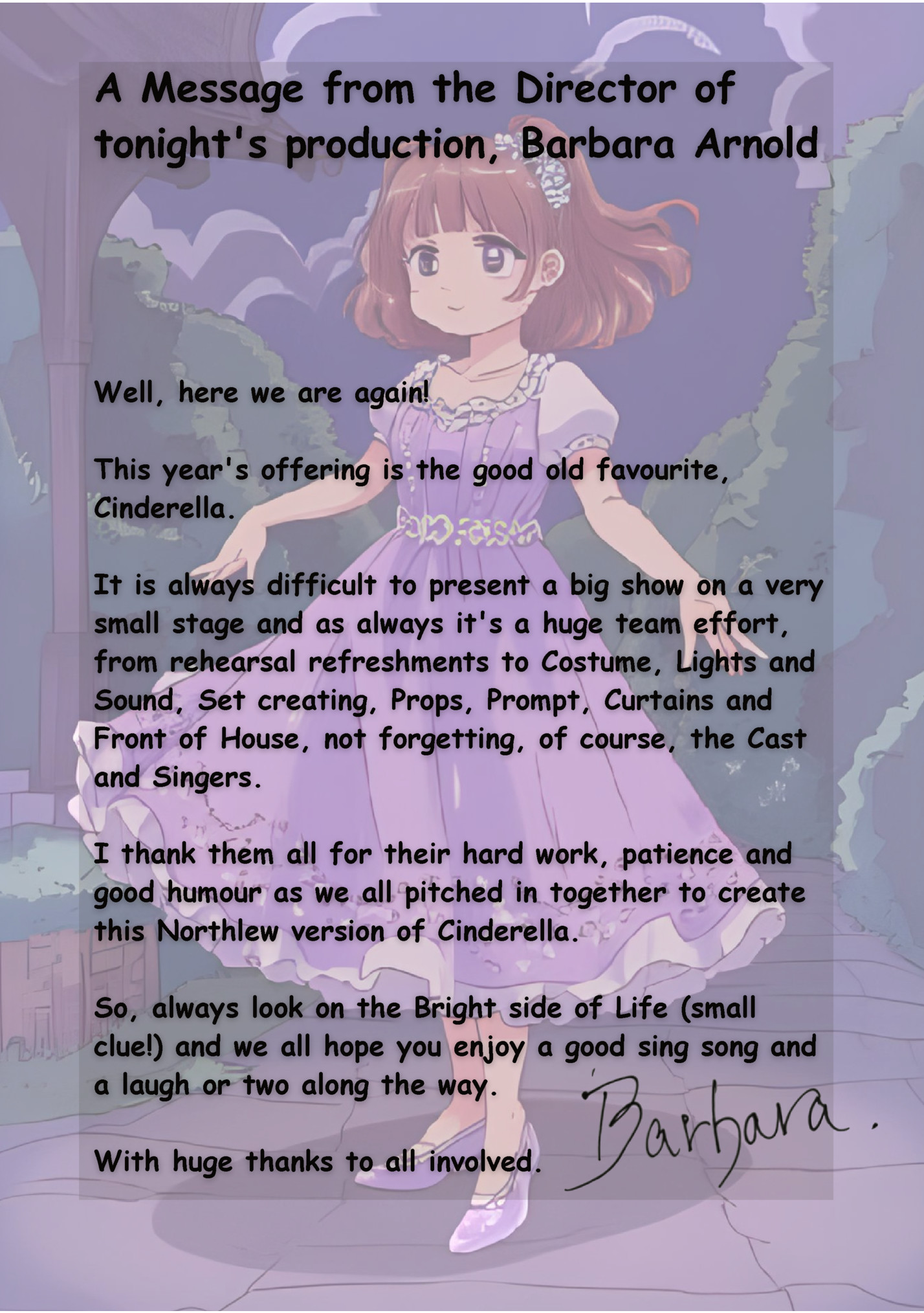 A Message from the Director of A Message from the Director of