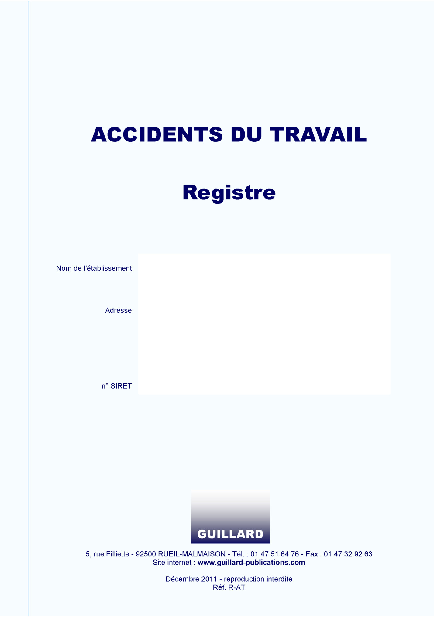 ACCIDENTS DU TRAVAIL