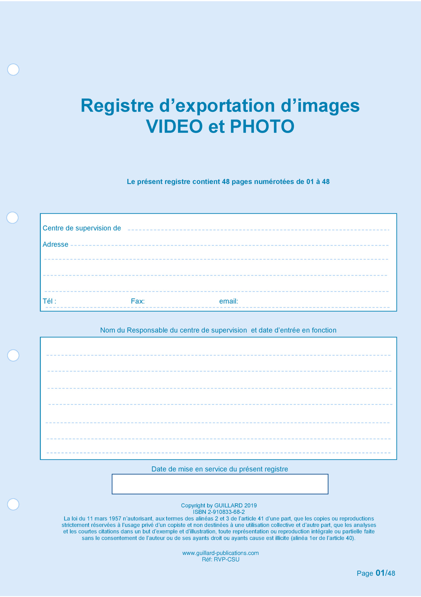 Registre d’exportation d’images
