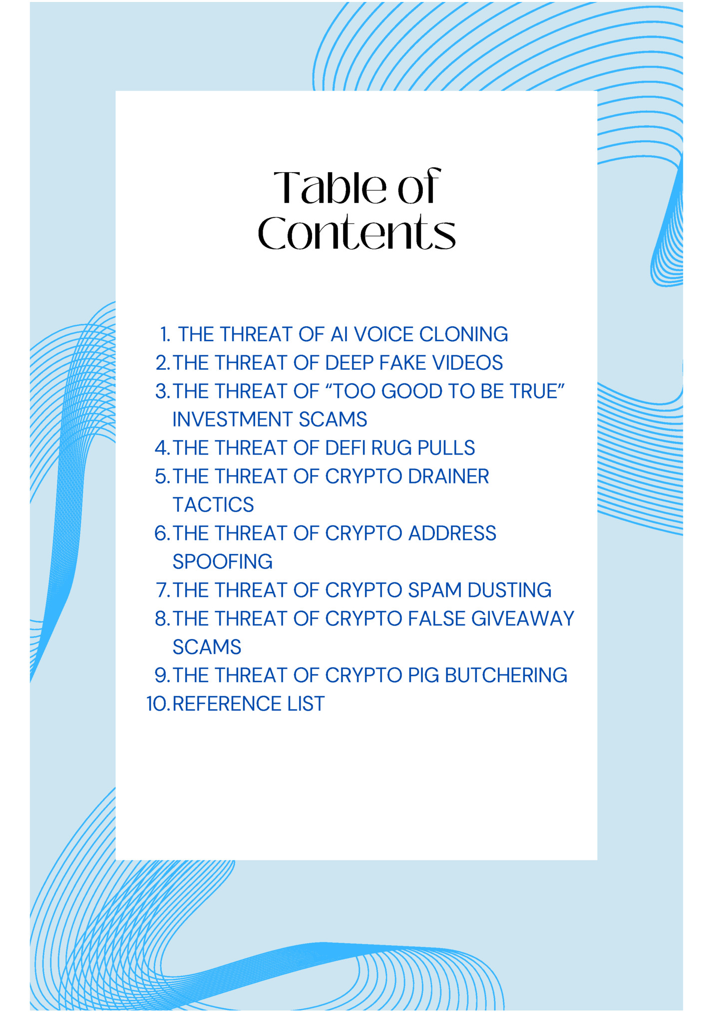 Table of
