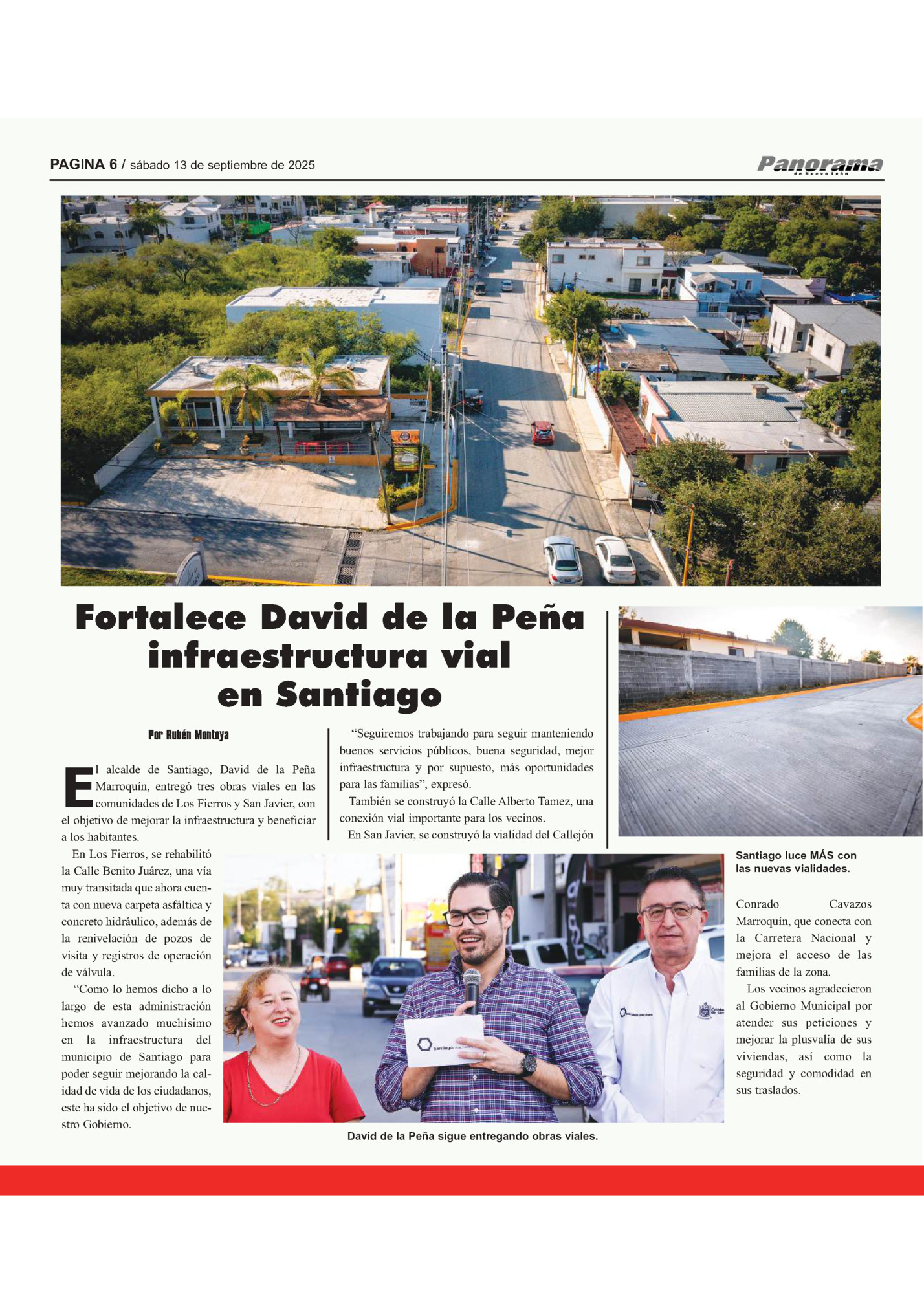 PAGINA 6 / sábado 13 de septiembre de 2025