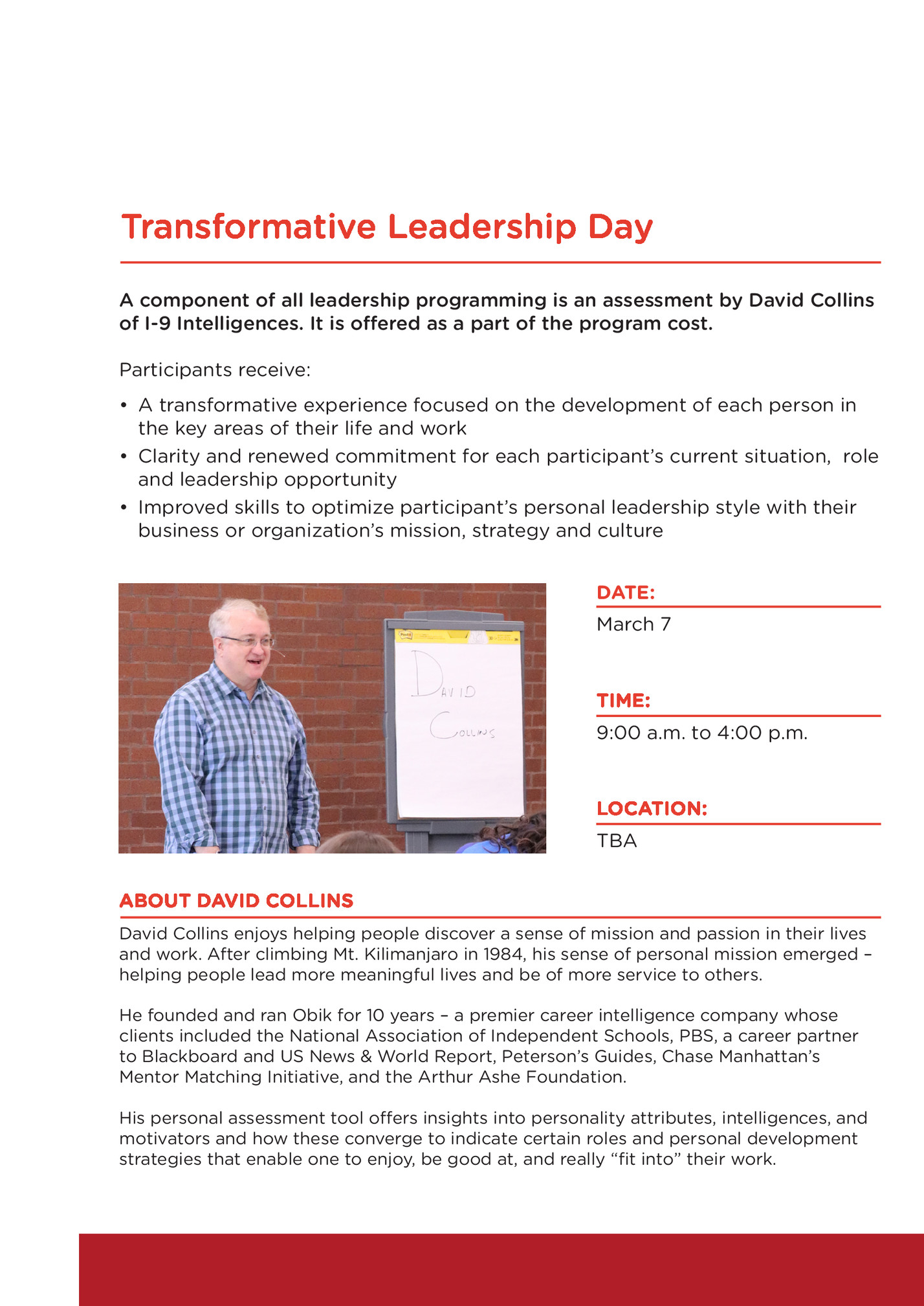 Transformative Leadership Day