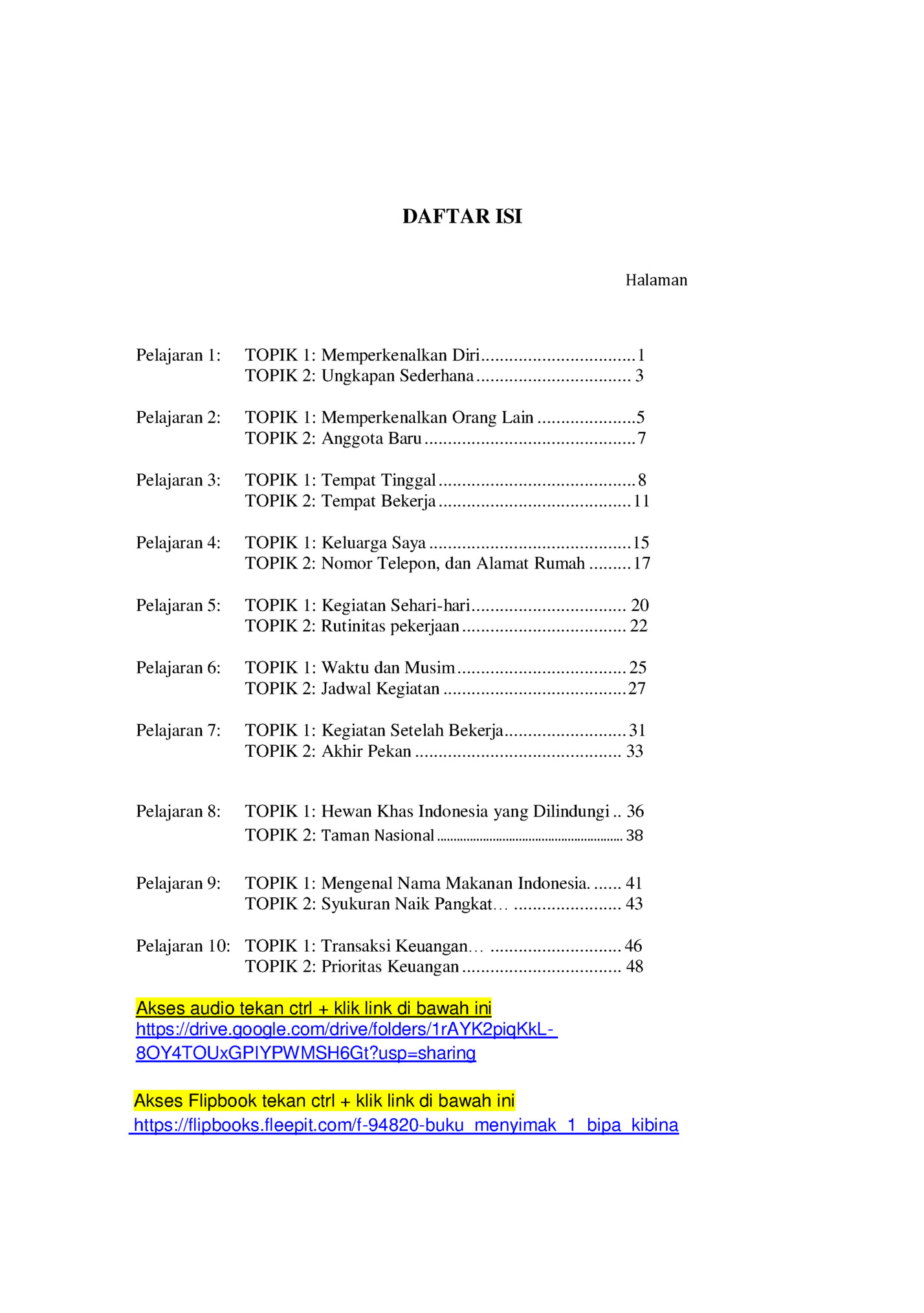 DAFTAR ISI