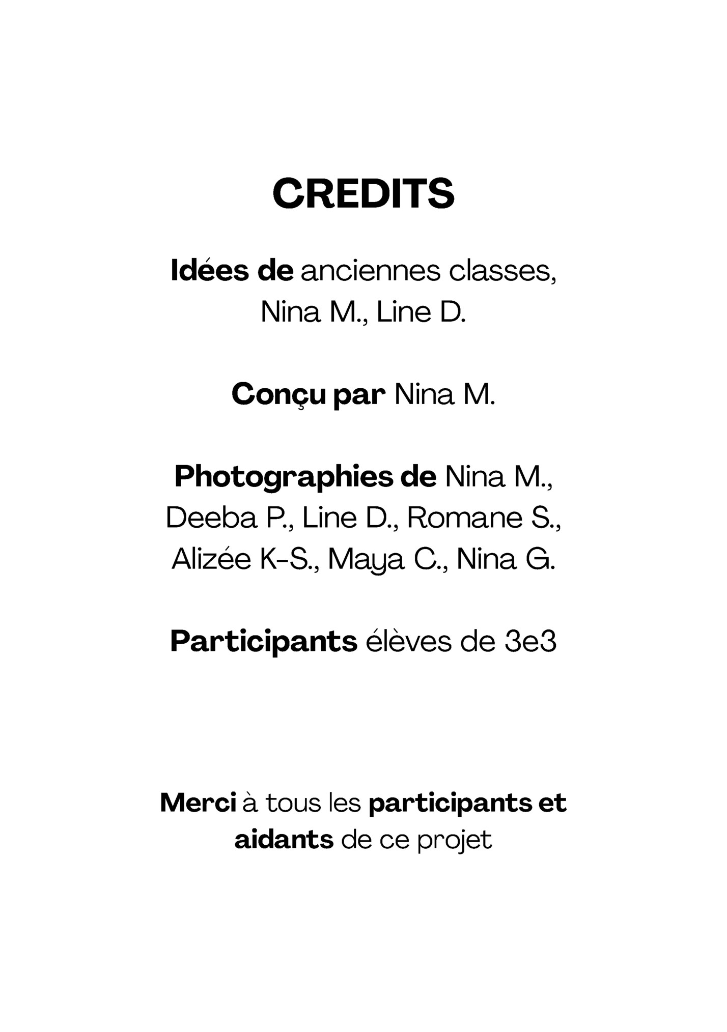 CREDITS