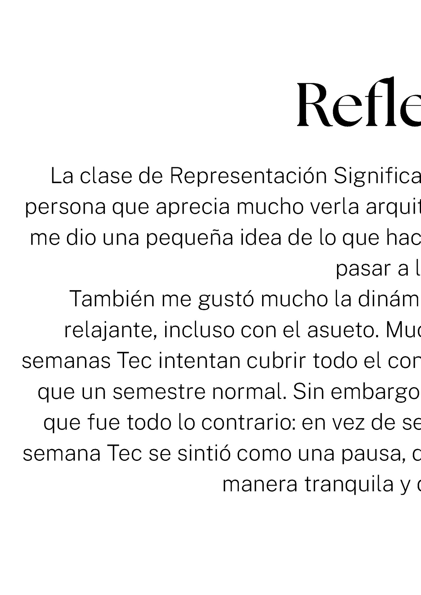 Reflexión