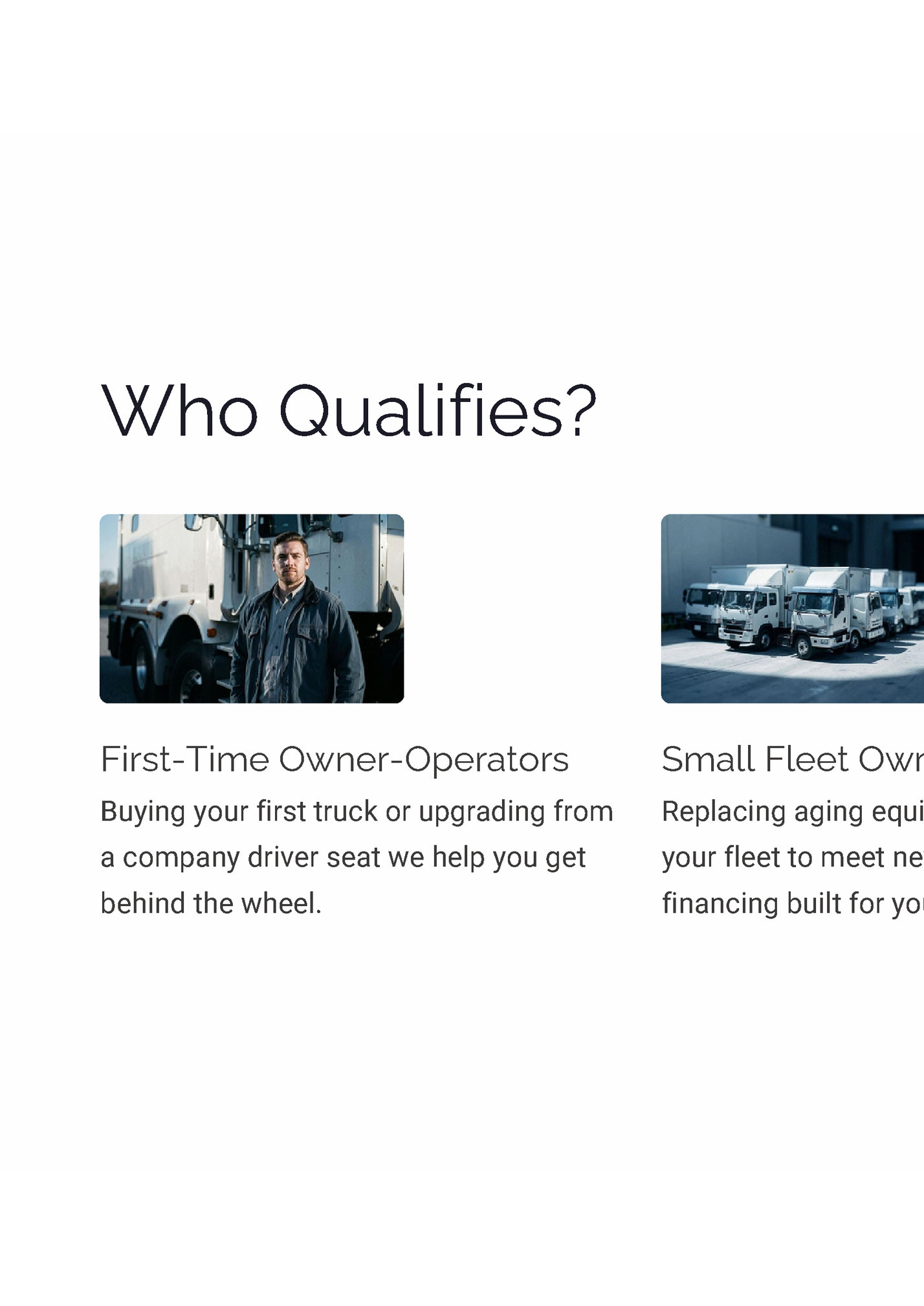 Who Qualifies?