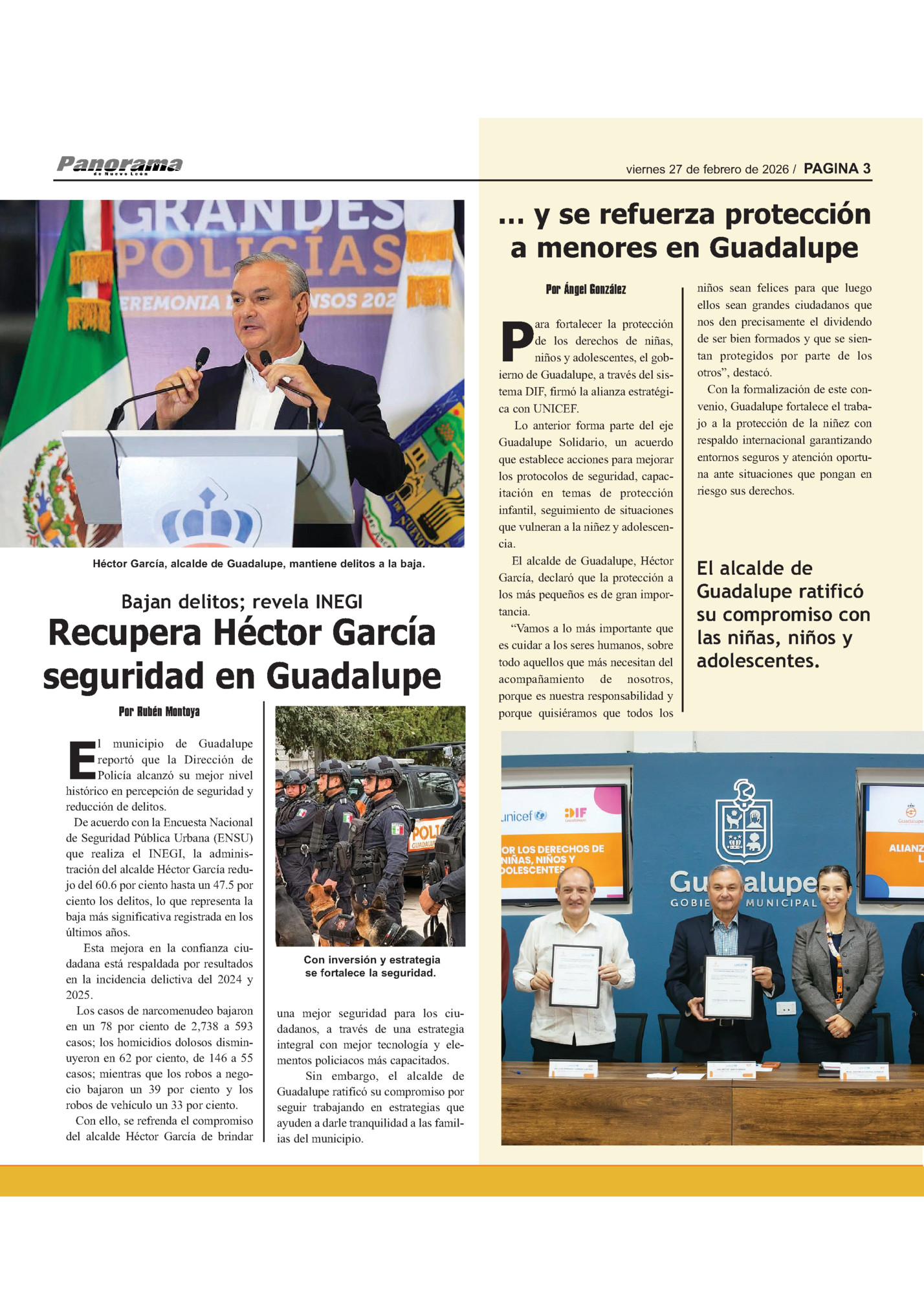 viernes 27 de febrero de 2026 / PAGINA 3 viernes 27 de febrero de 2026 / PAGINA 3