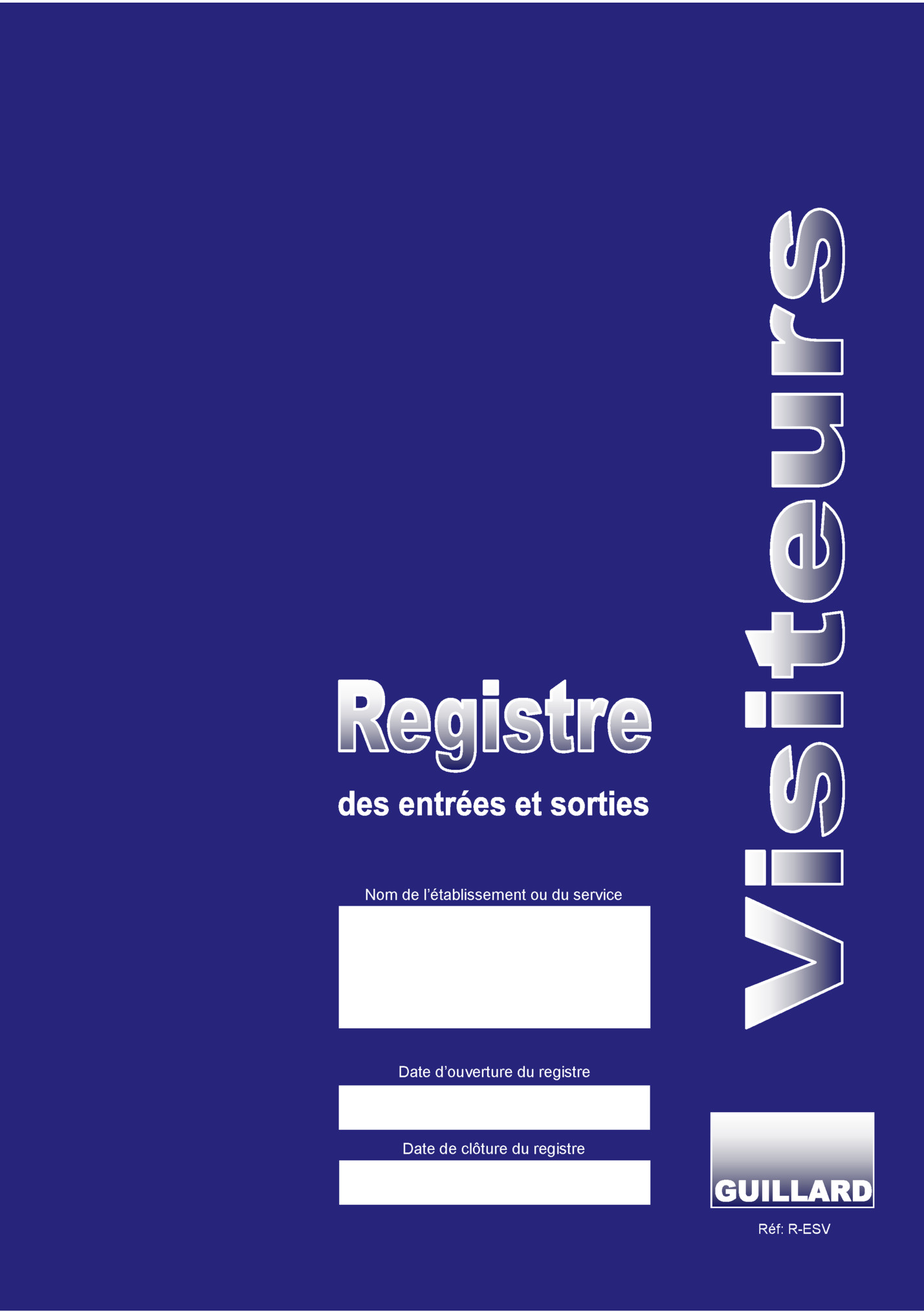 Nom de l’établissement ou du service