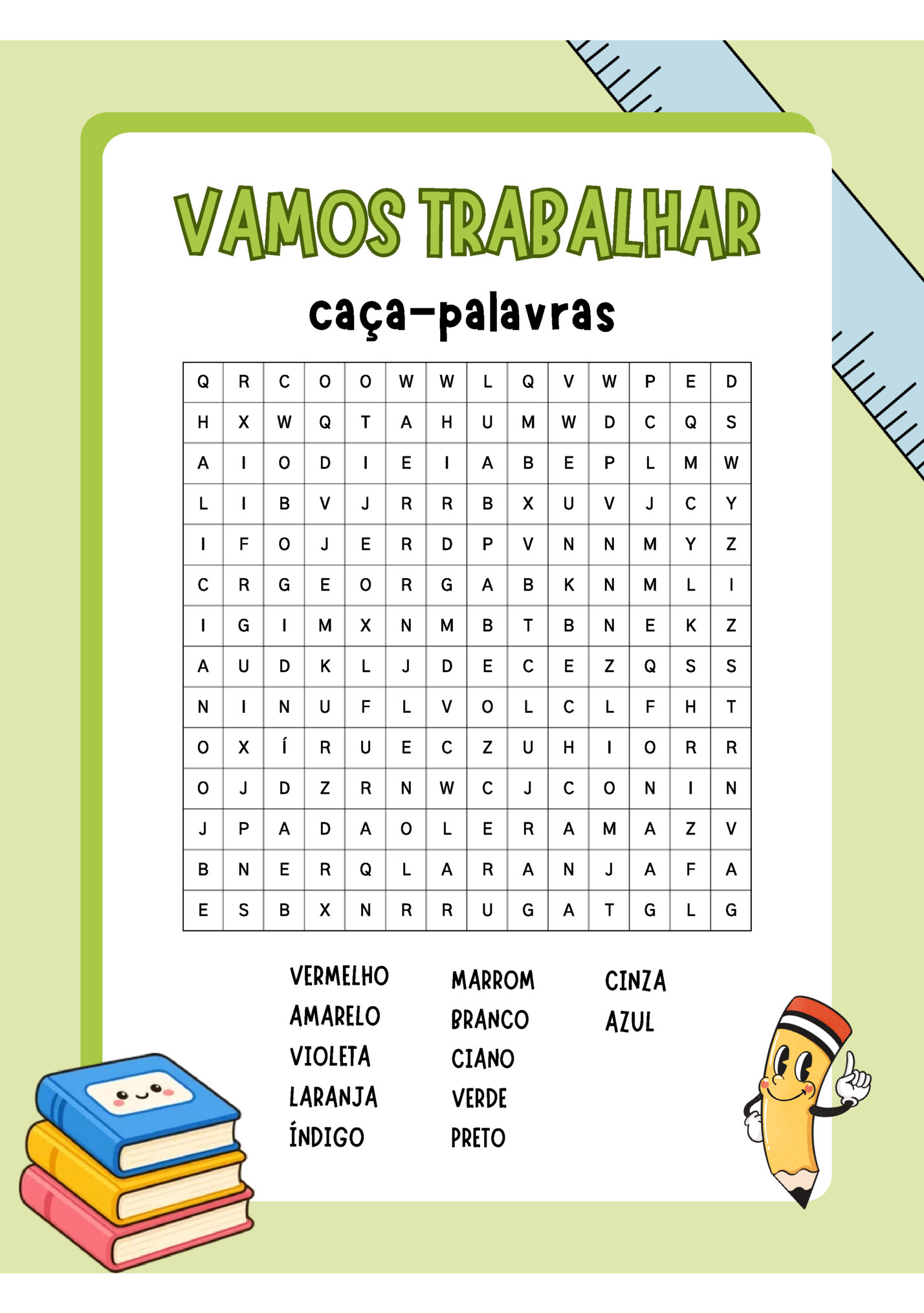 VAMOS TRABALHAR